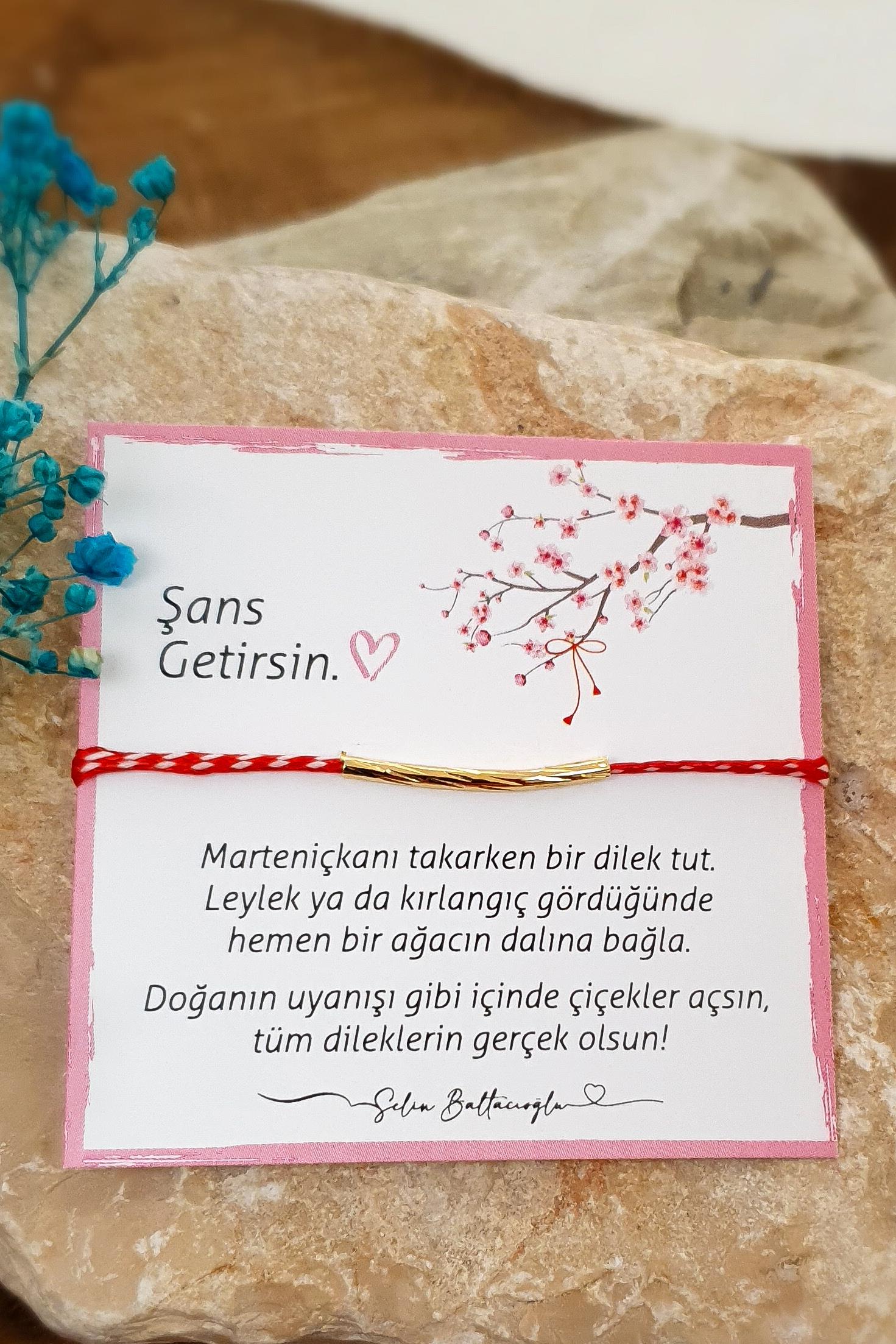 Marteniçka - Baharın Müjdecisi - Dilek Bilekliği