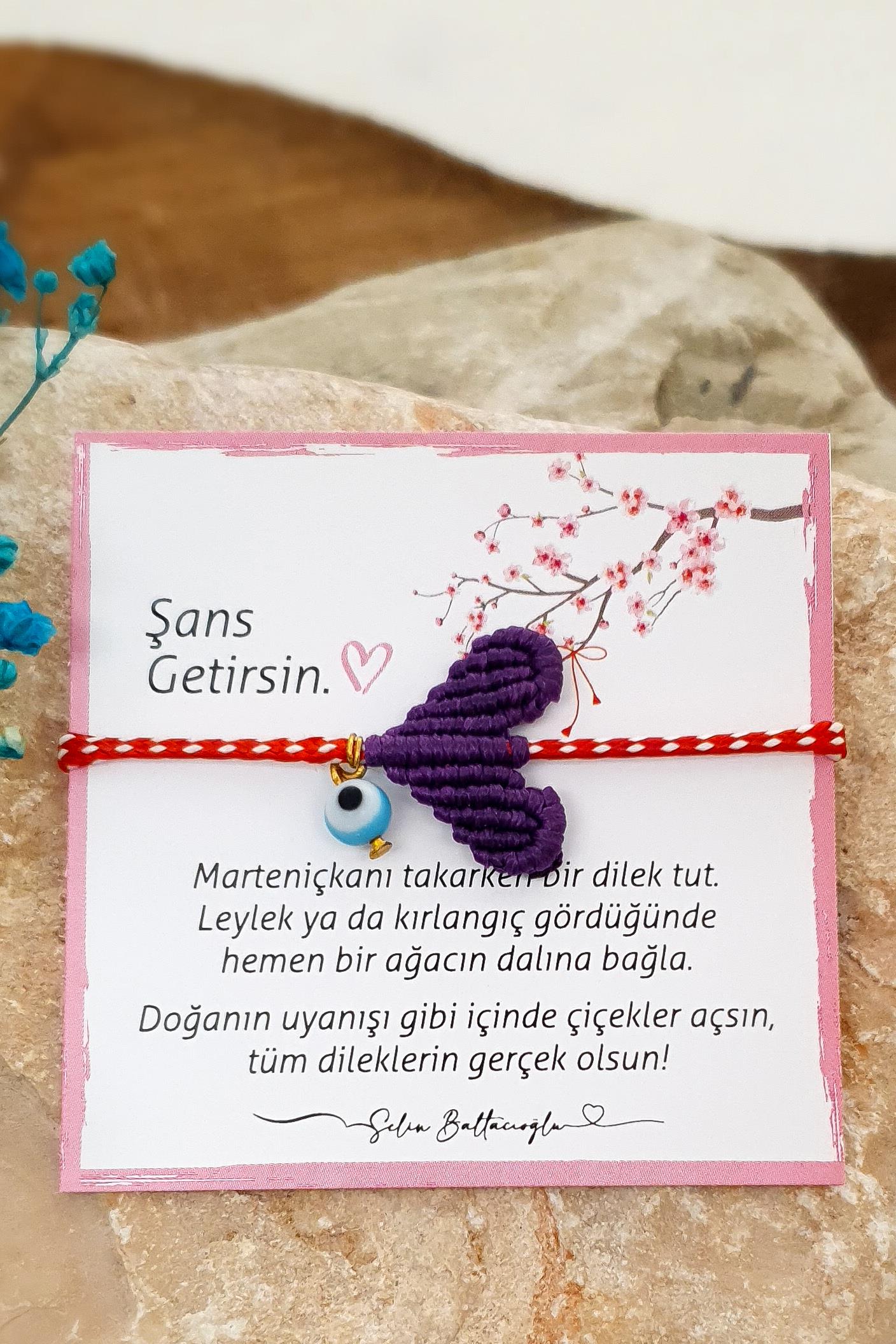 Marteniçka - Baharın Müjdecisi - Dilek Bilekliği