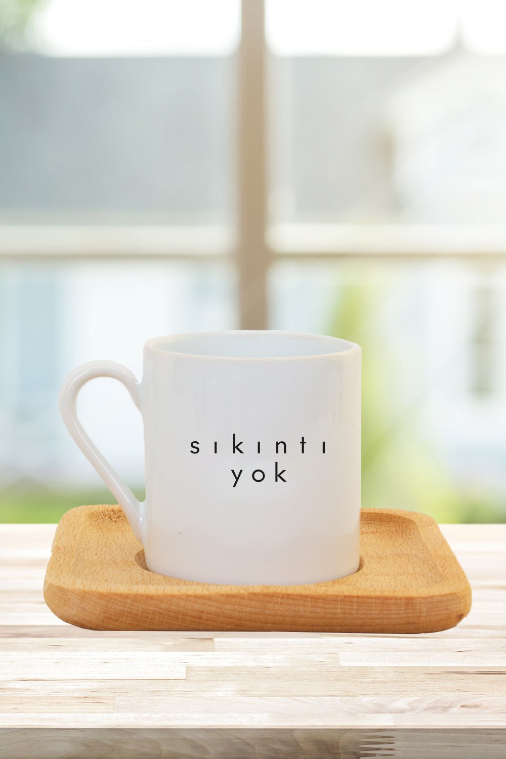 SIKINTI YOK SLOGANLI FİNCAN