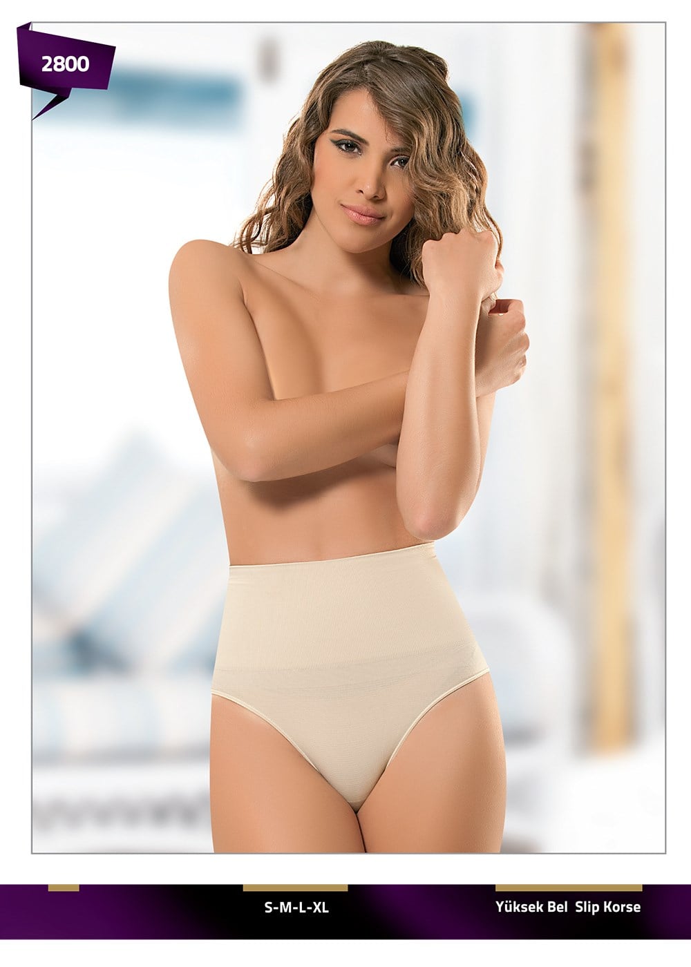 Yüksek Bel İnce Slip Korse