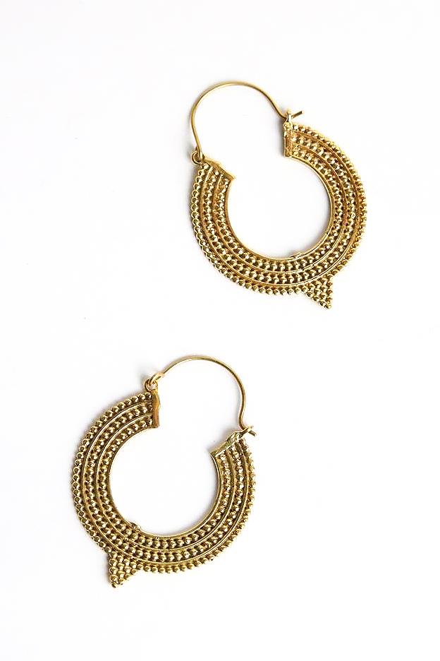 Bronz Antik Tasarım Küpe - Şaman Butik Bronz Antik Tasarım Küpe