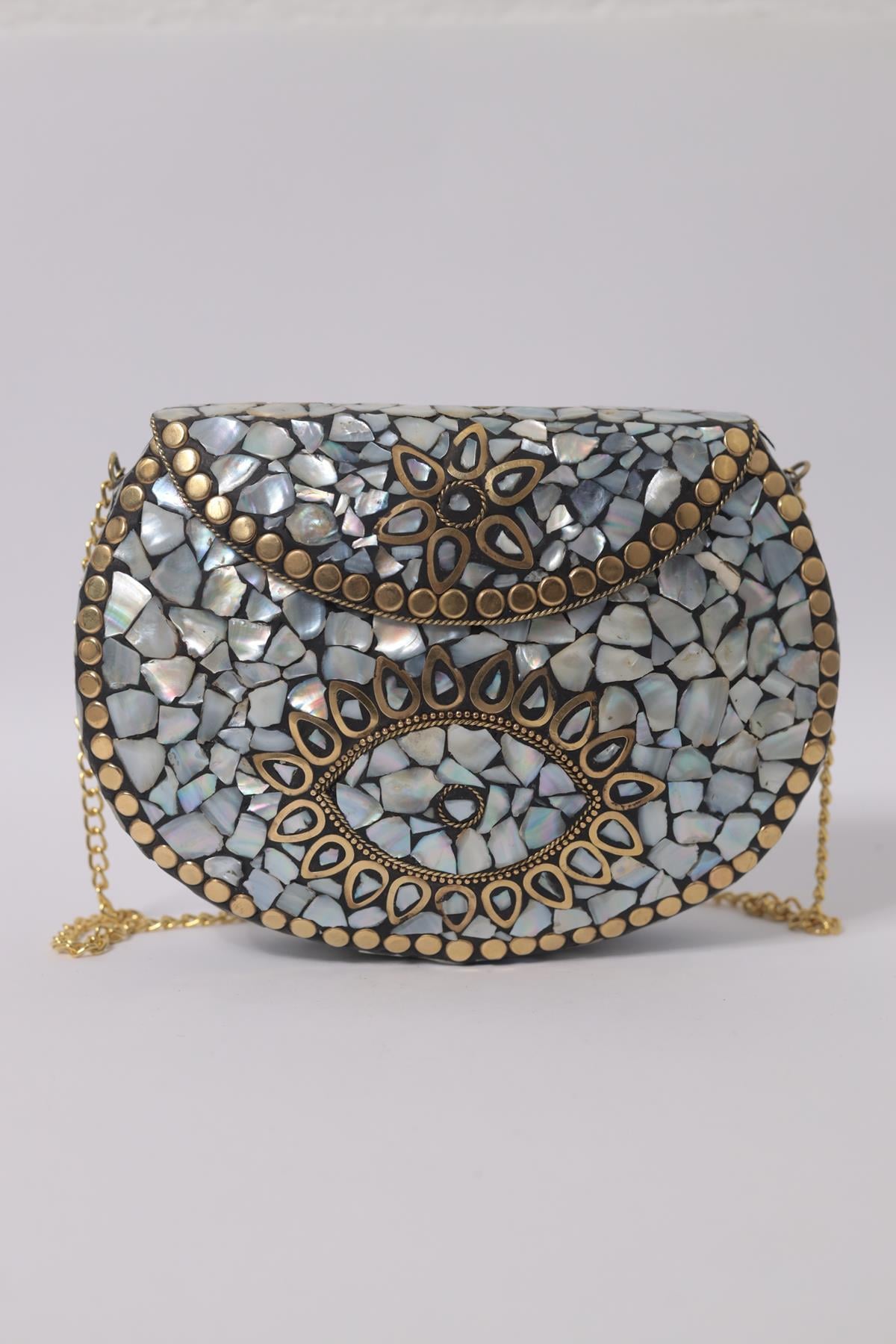 Sedef Taşlı Özel Tasarım Çanta