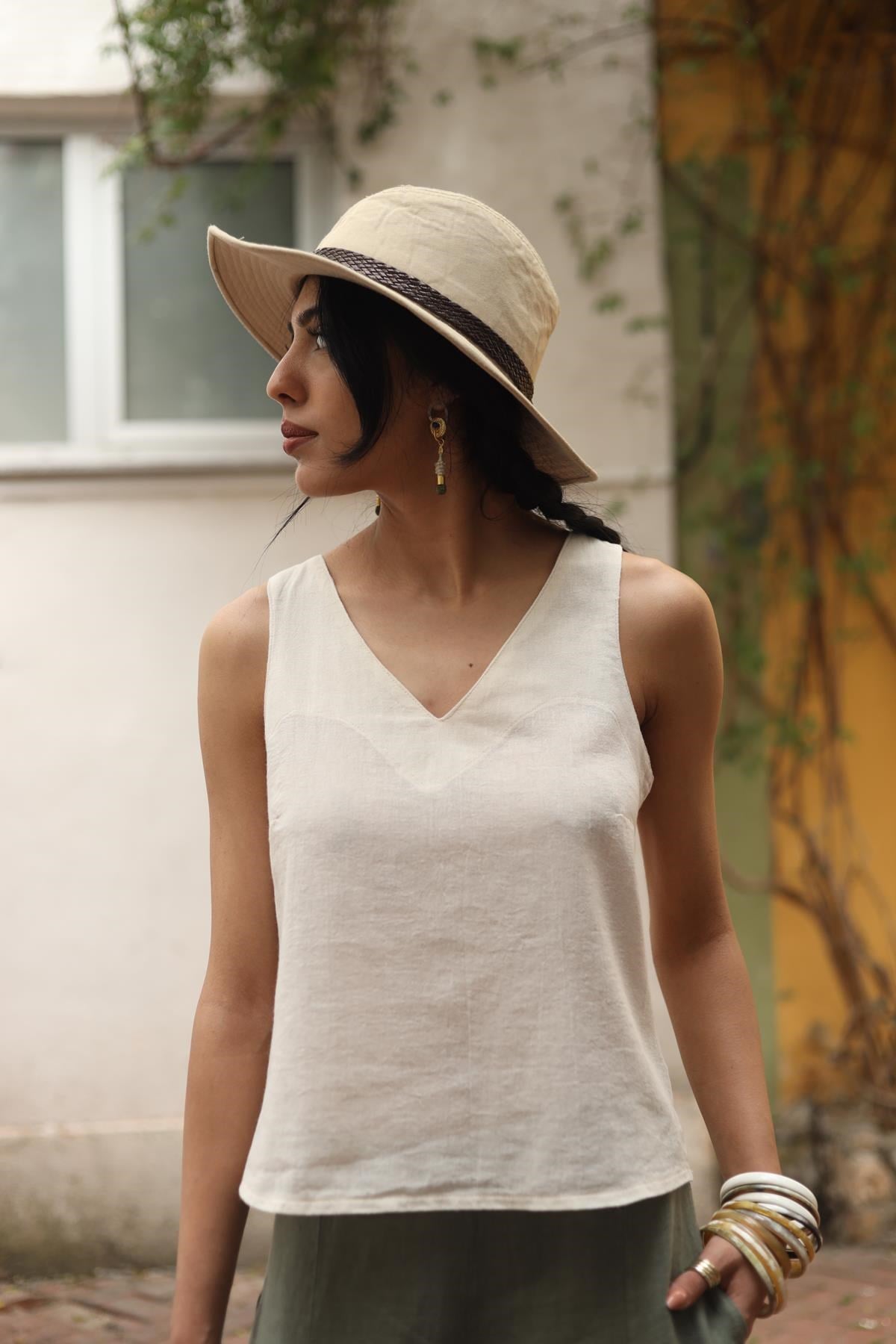 Krem Rengi Albin Bluz