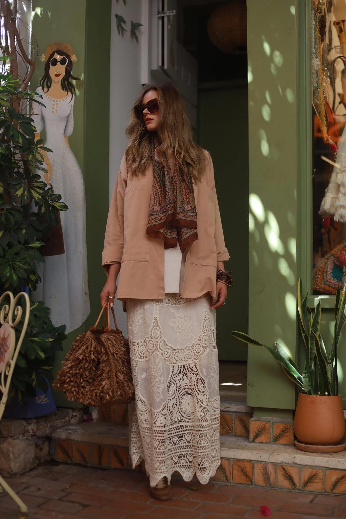 Light Brown Large Pocket Jacket