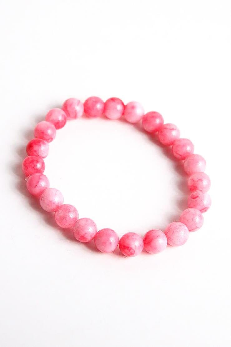 Pembe Jade Taşlı Bileklik - Şaman Butik Pembe Jade Taşlı Bileklik