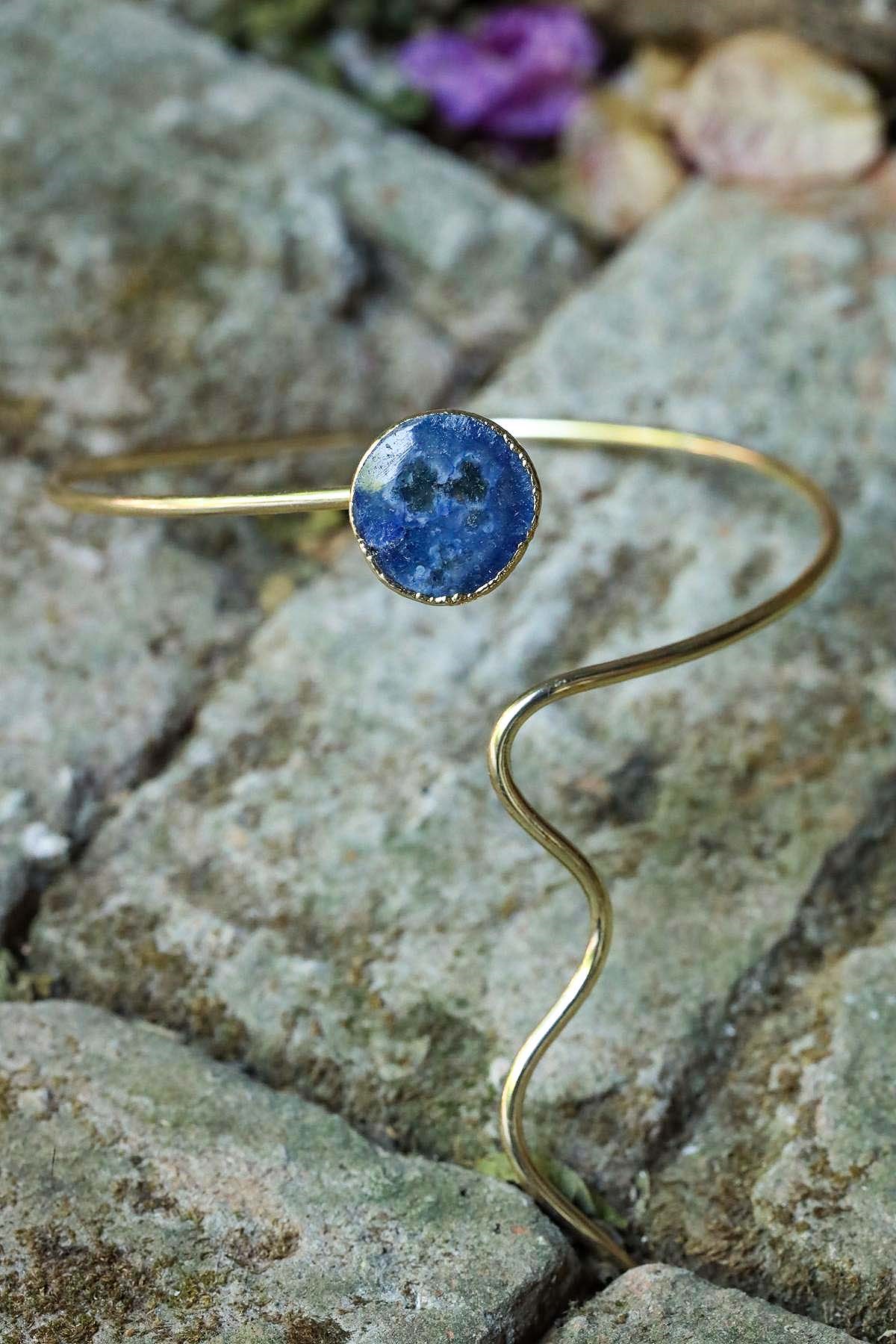 Lapis Lazuli Taşlı Pazu Bilekliği