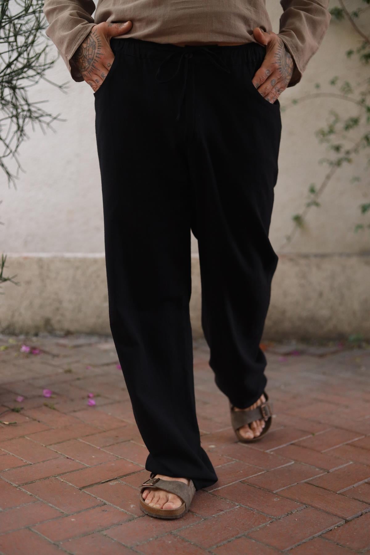 Black Mens Pants