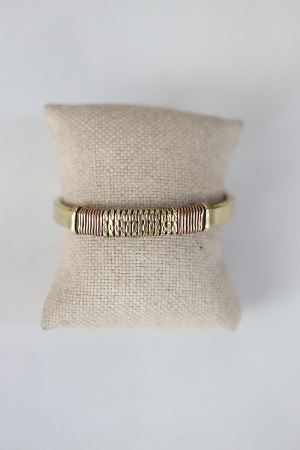 Bronz Ve Bakır Karışımlı Bileklik