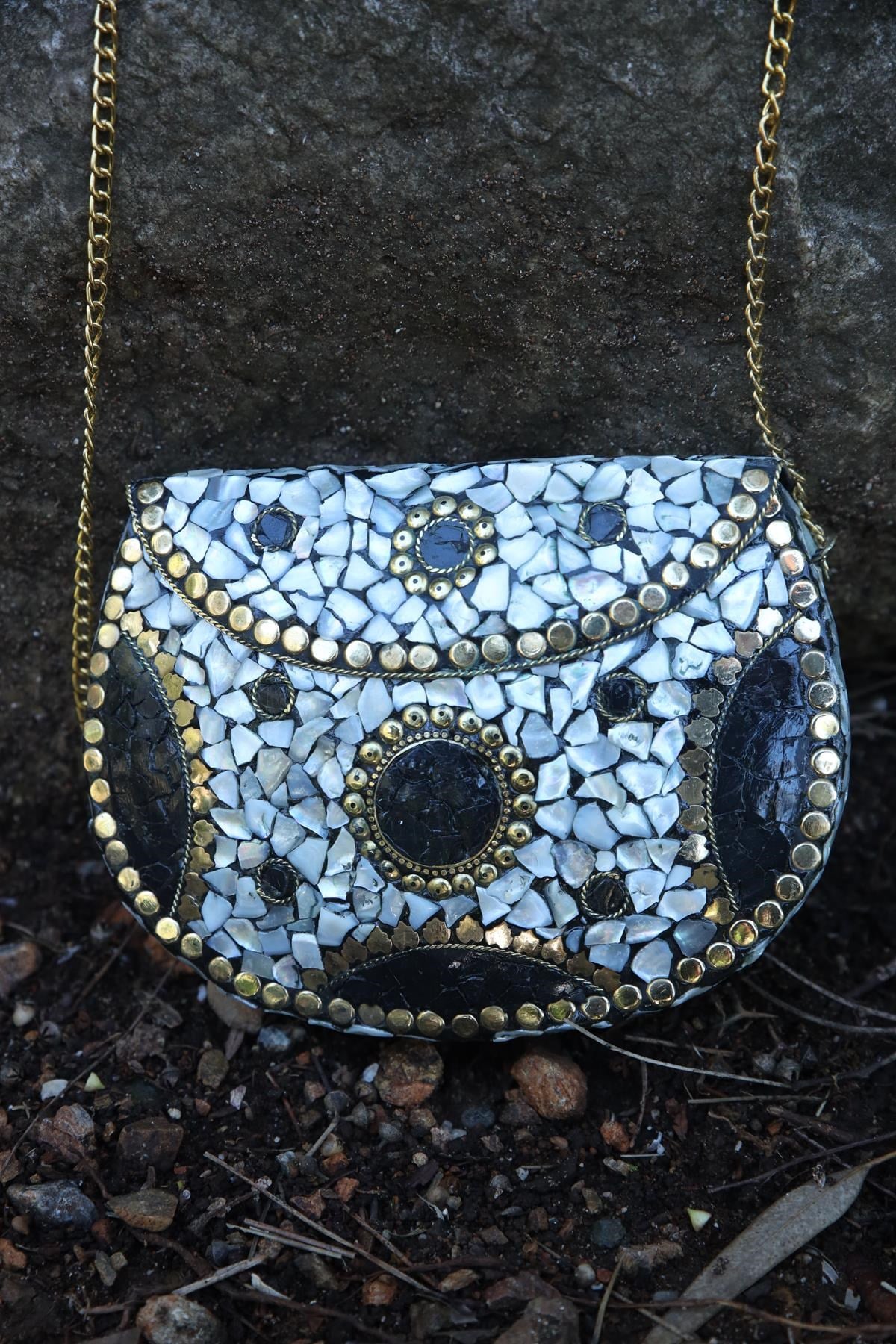 Sedef Taşlı Özel Tasarım Çanta