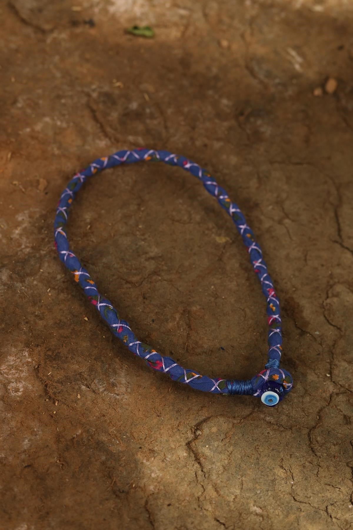 Renkli Nazar Boncuğu Detaylı Tasarım Kolye