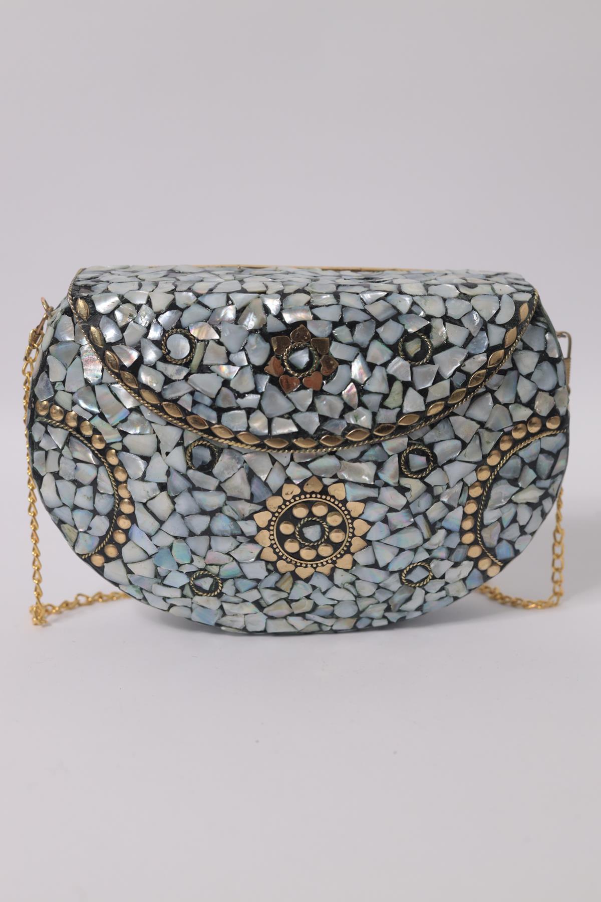 Sedef Taşlı Özel Tasarım Çanta