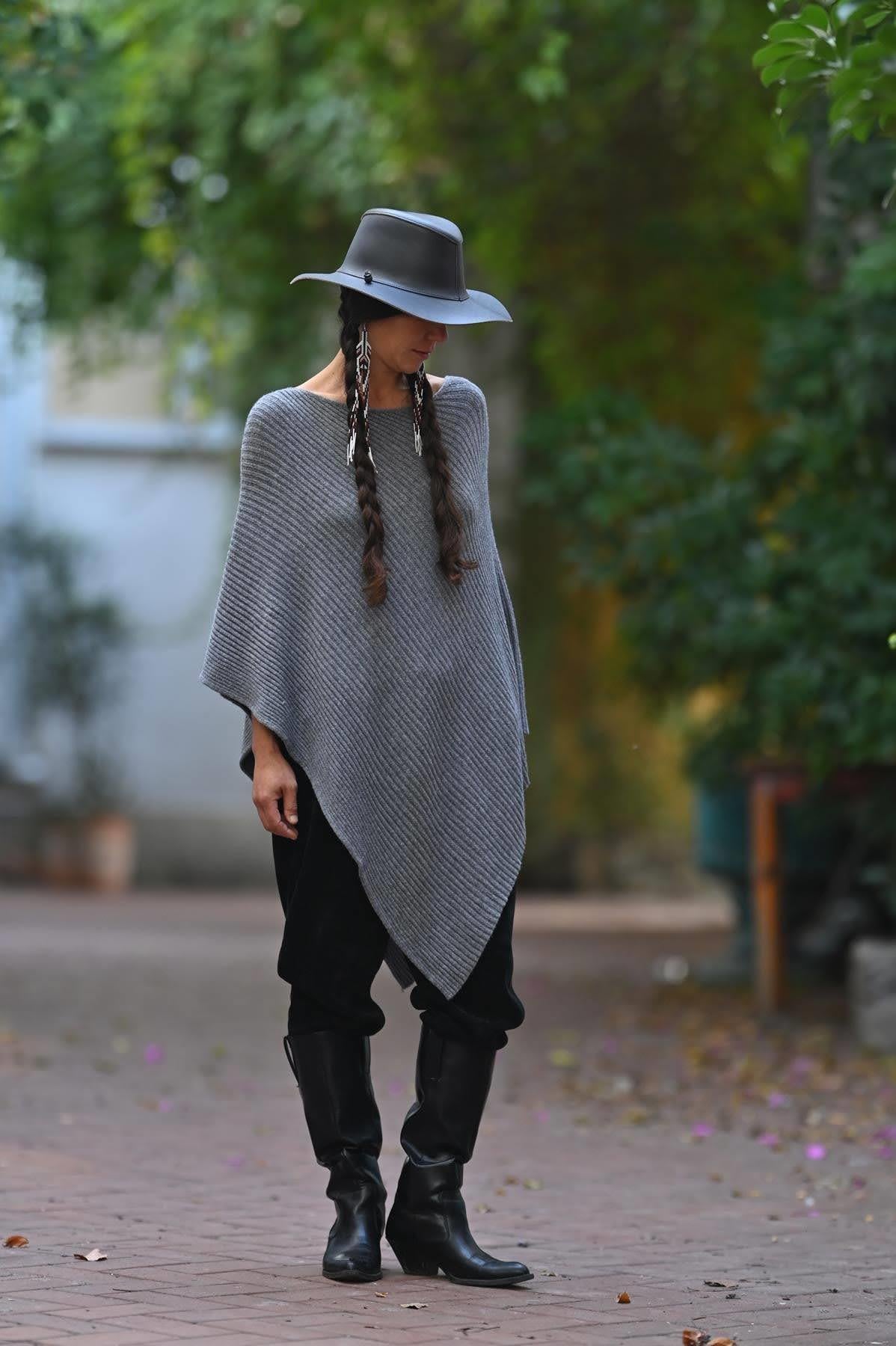 Füme Rengi Fitilli Triko Panço