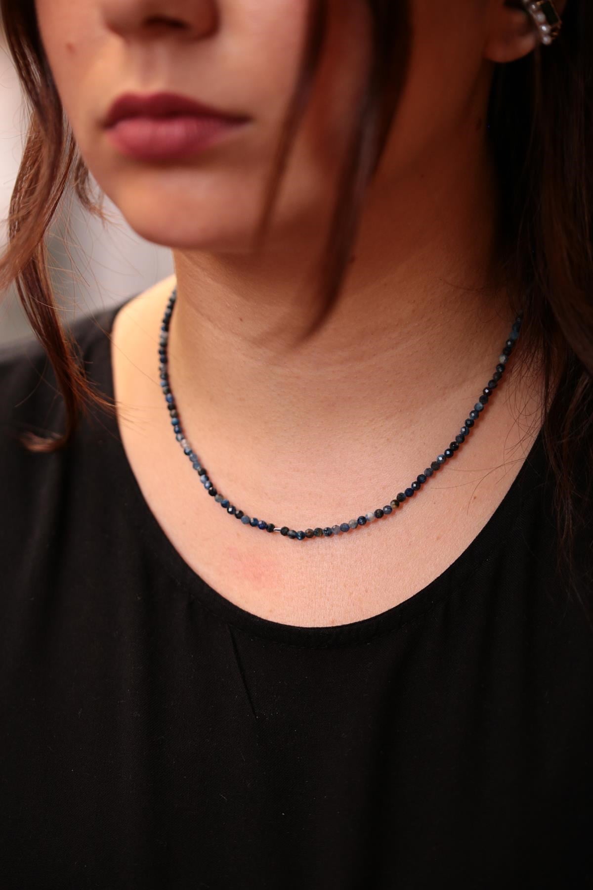 Kyanit Doğal Taş Kolye Kyanit Doğal Taş Kolye