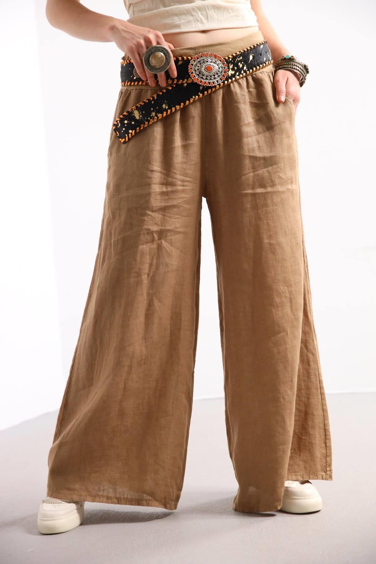  Camel Rengi Asena Pantolon