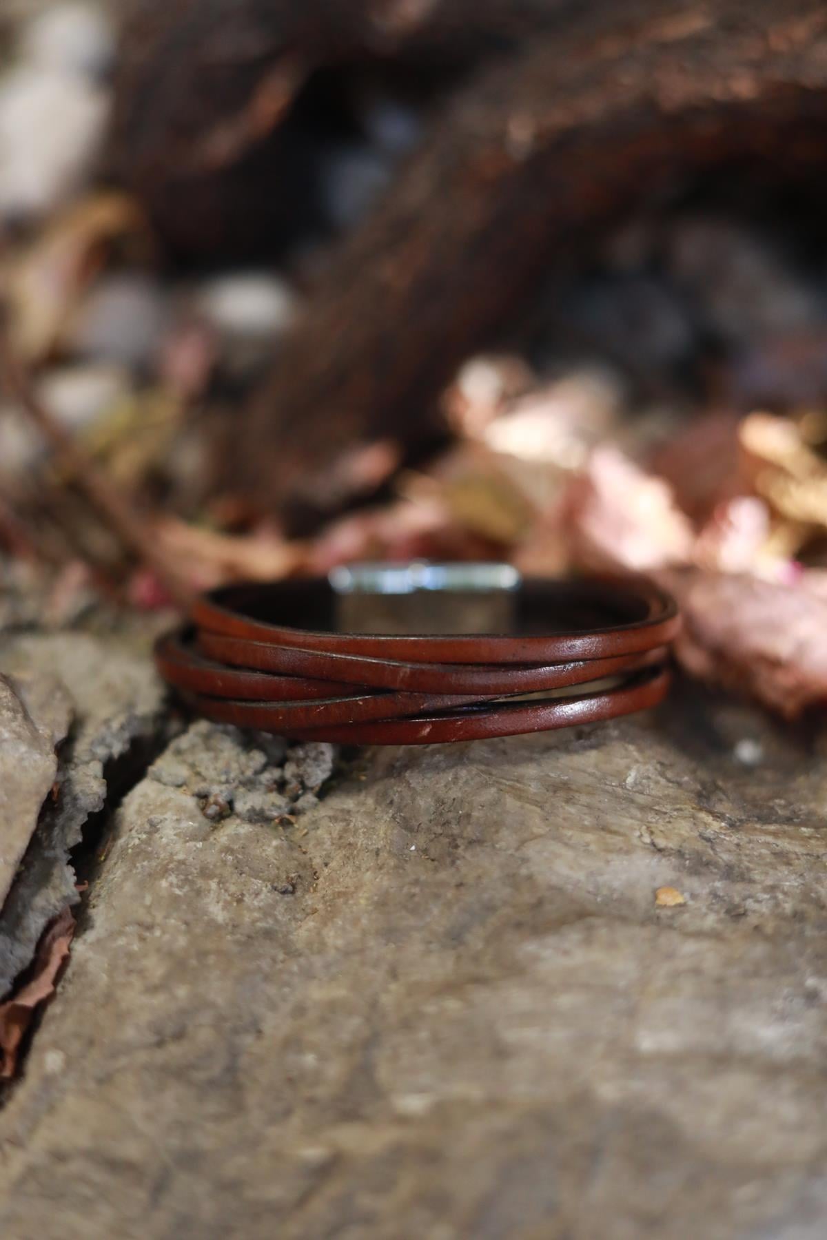 Leather Design Bracelet