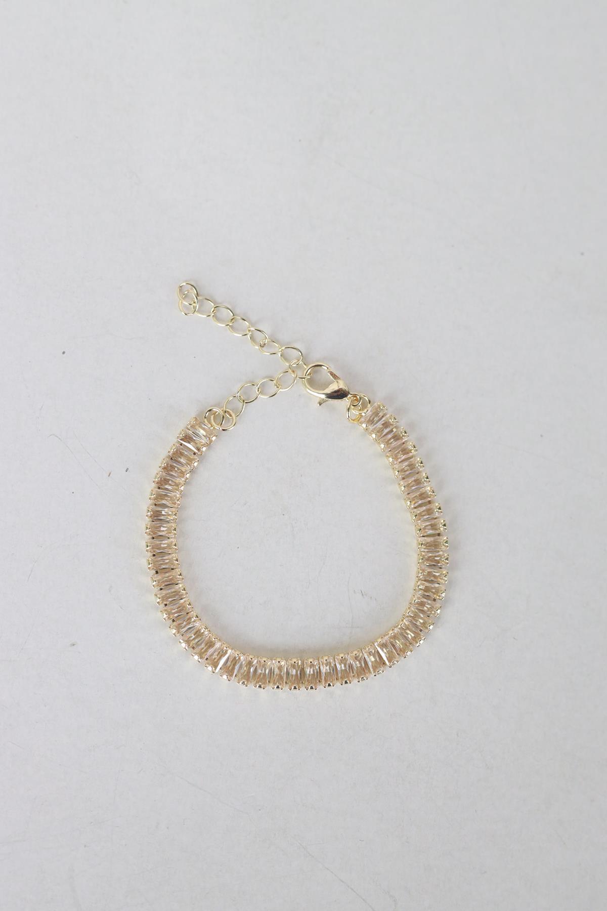 Zirkon Taşlı Bileklik