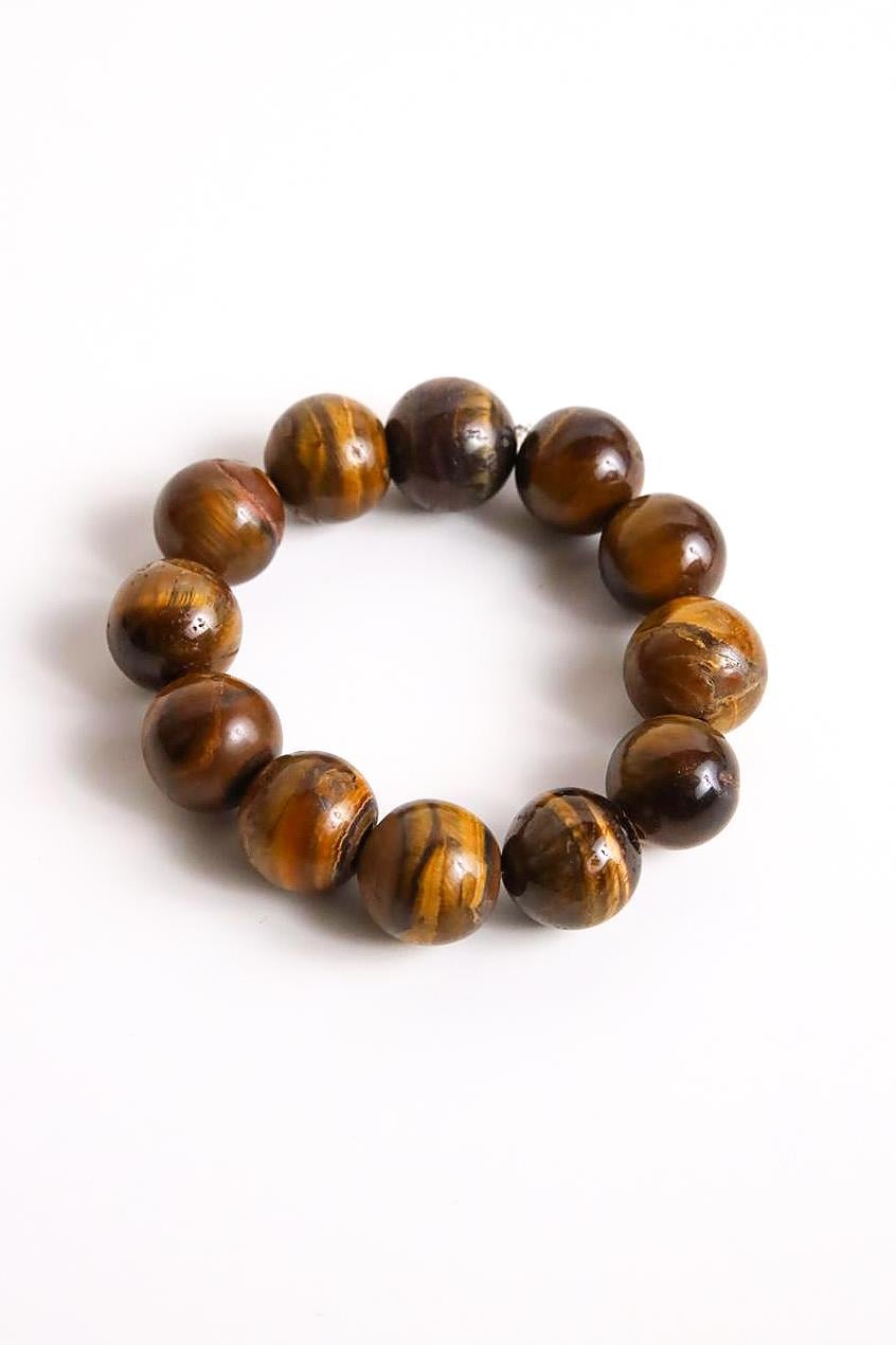 Kaplan Gözü Taşlı Tasarım Bileklik - Şaman Butik Kaplan Gözü Taşlı Tasarım Bileklik