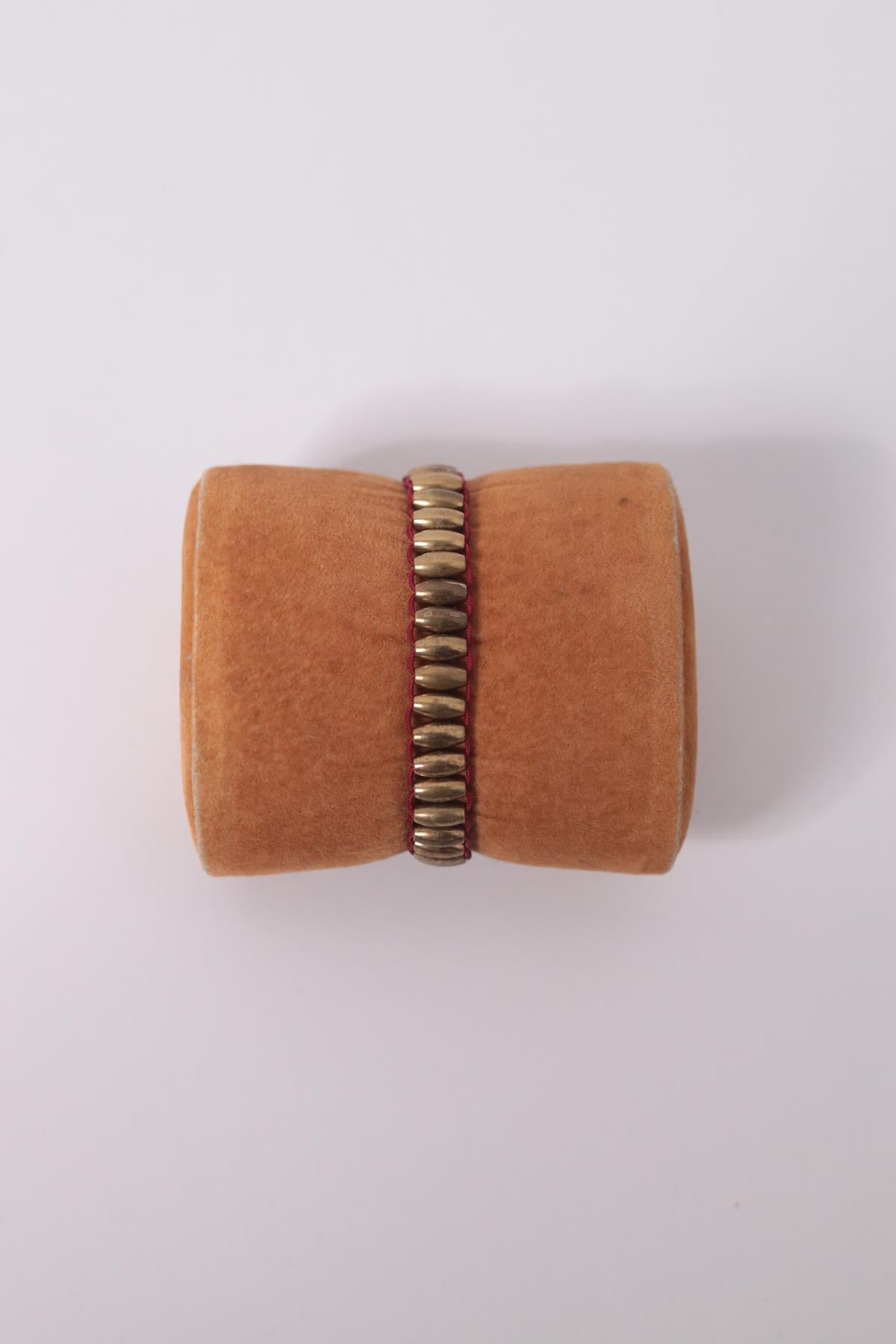 Alloy Madeni Kırmızı İpli El Yapımı Bileklik