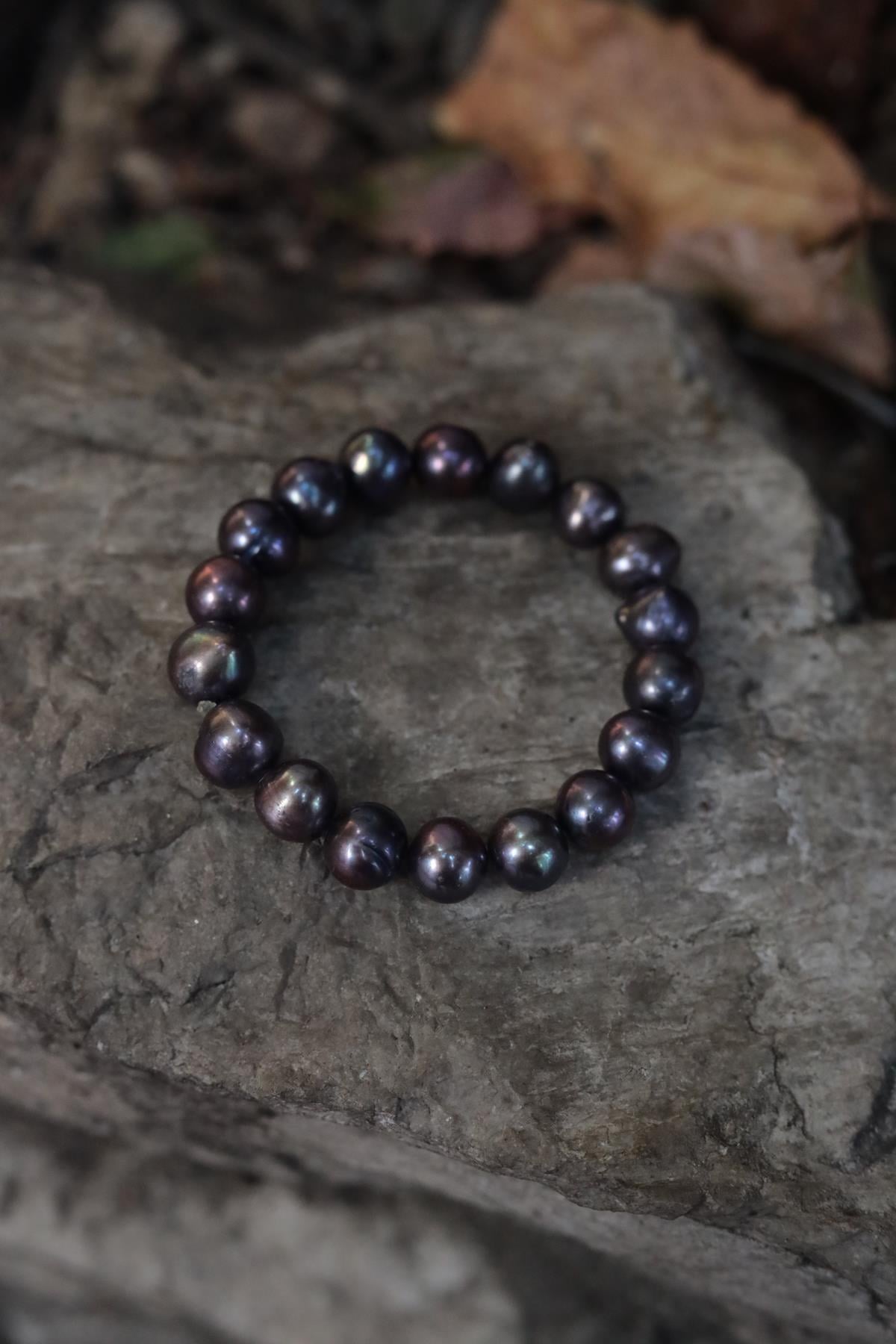 Siyah İnci Bileklik