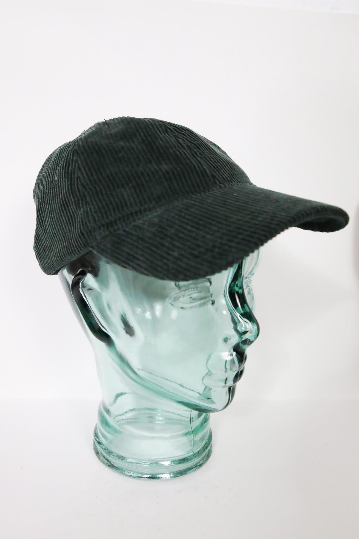 Yeşil Kadife Kep - Şaman Butik Yeşil Kadife Kep