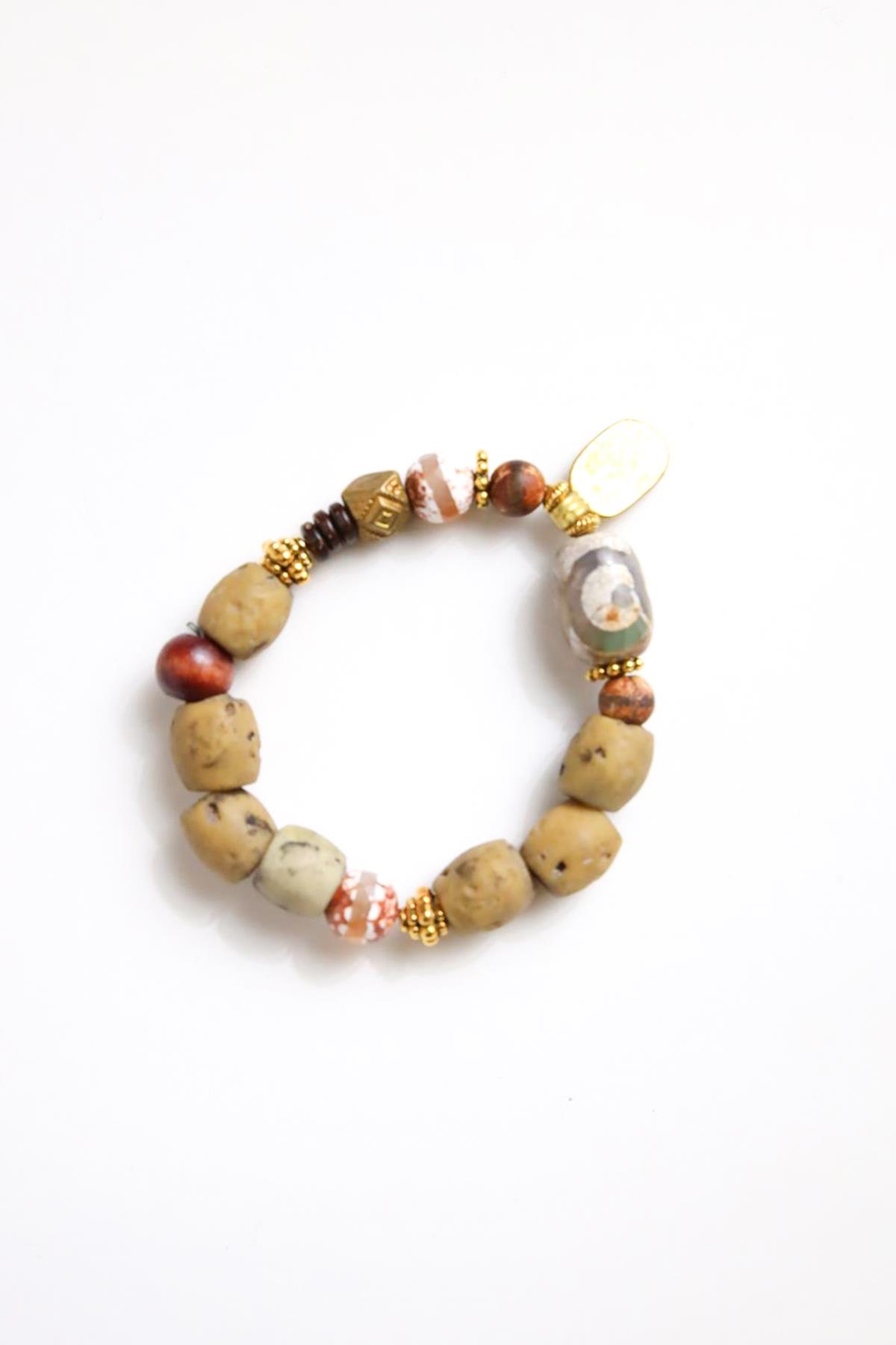  Gold Detay Antika Bileklik