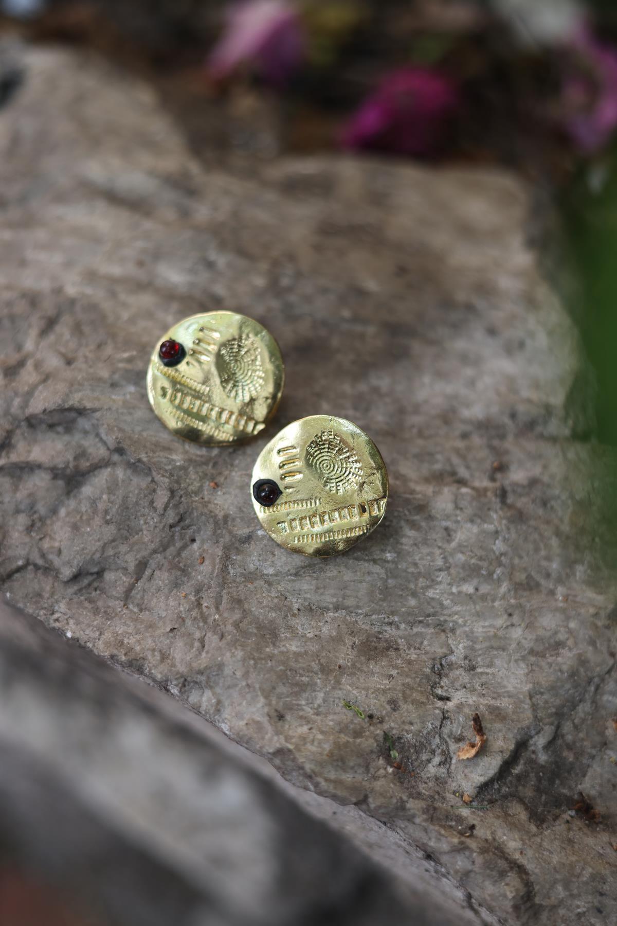 Tasarım Bronz Küpe