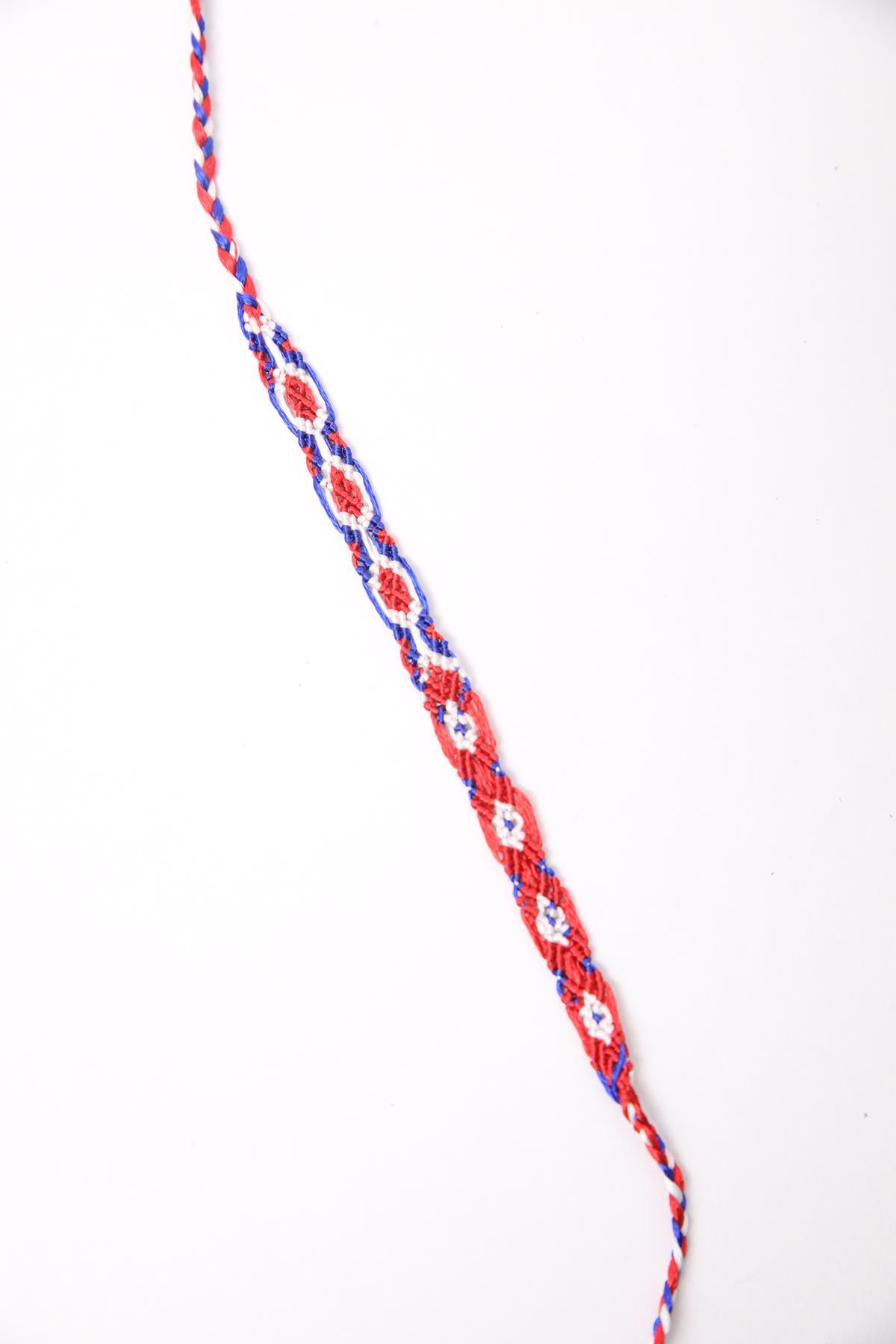 Renkli Örme Bileklik