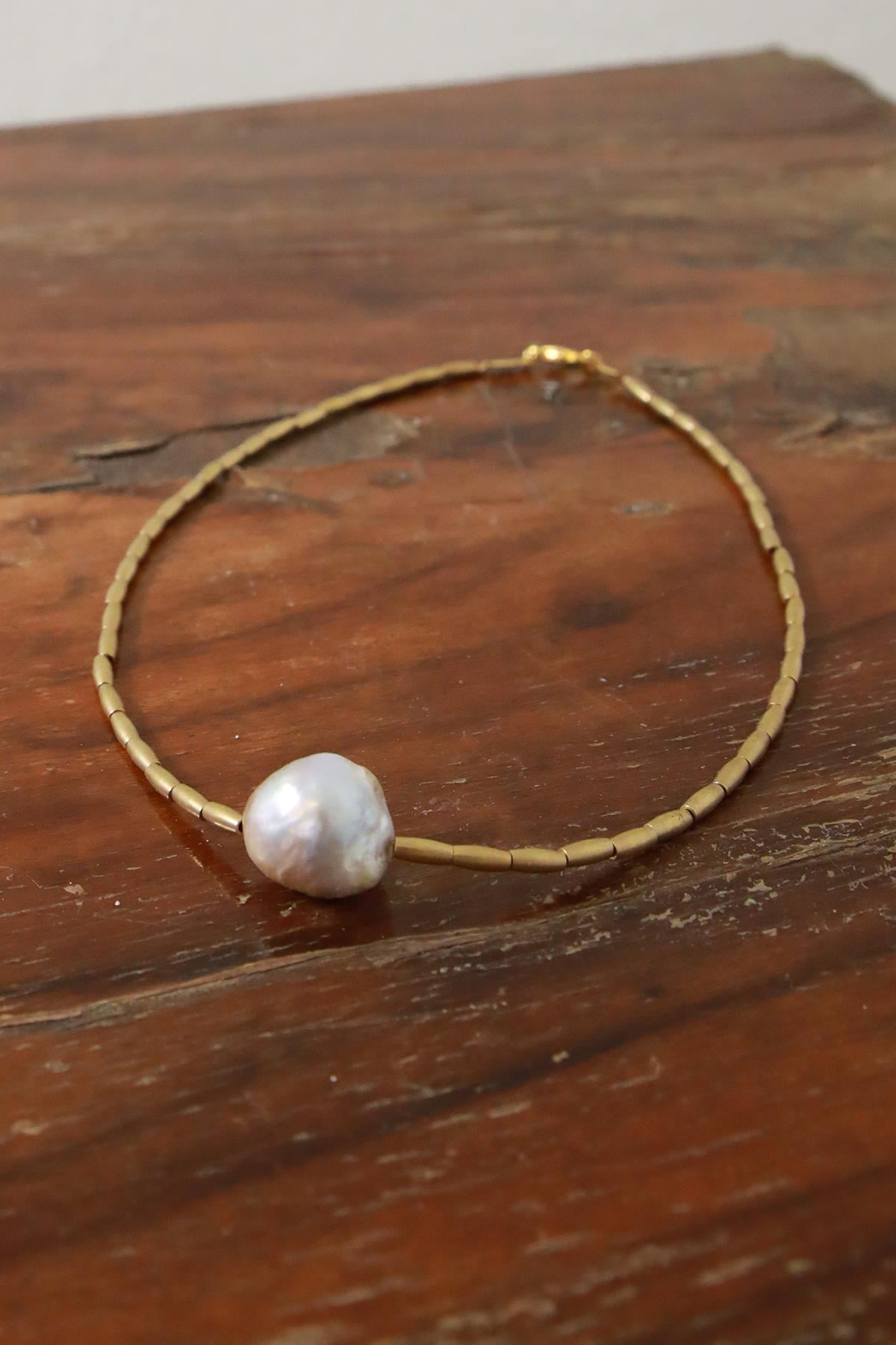 Barok İnci Tasma Kolye