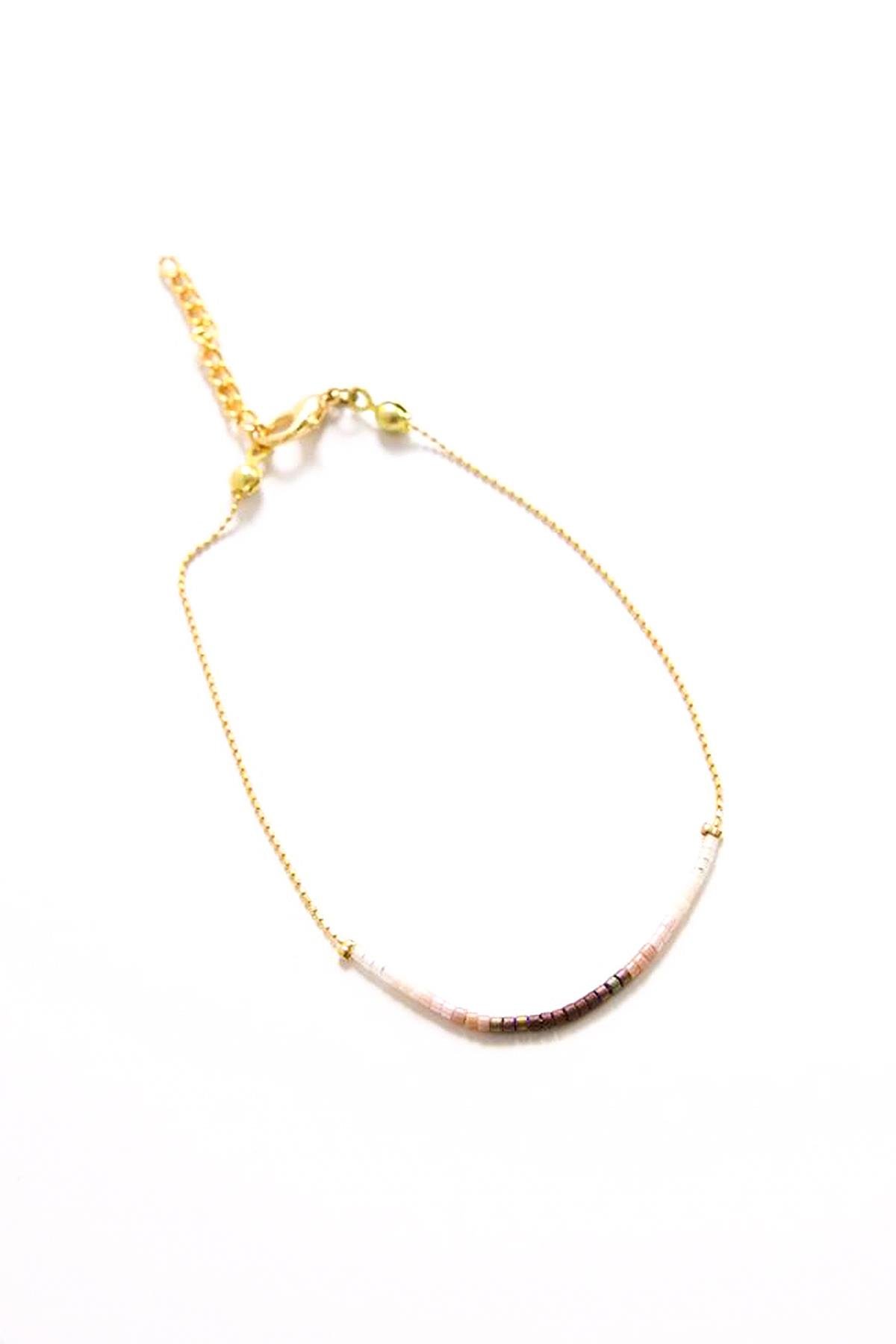  Renkli Taş Detaylı Halhal