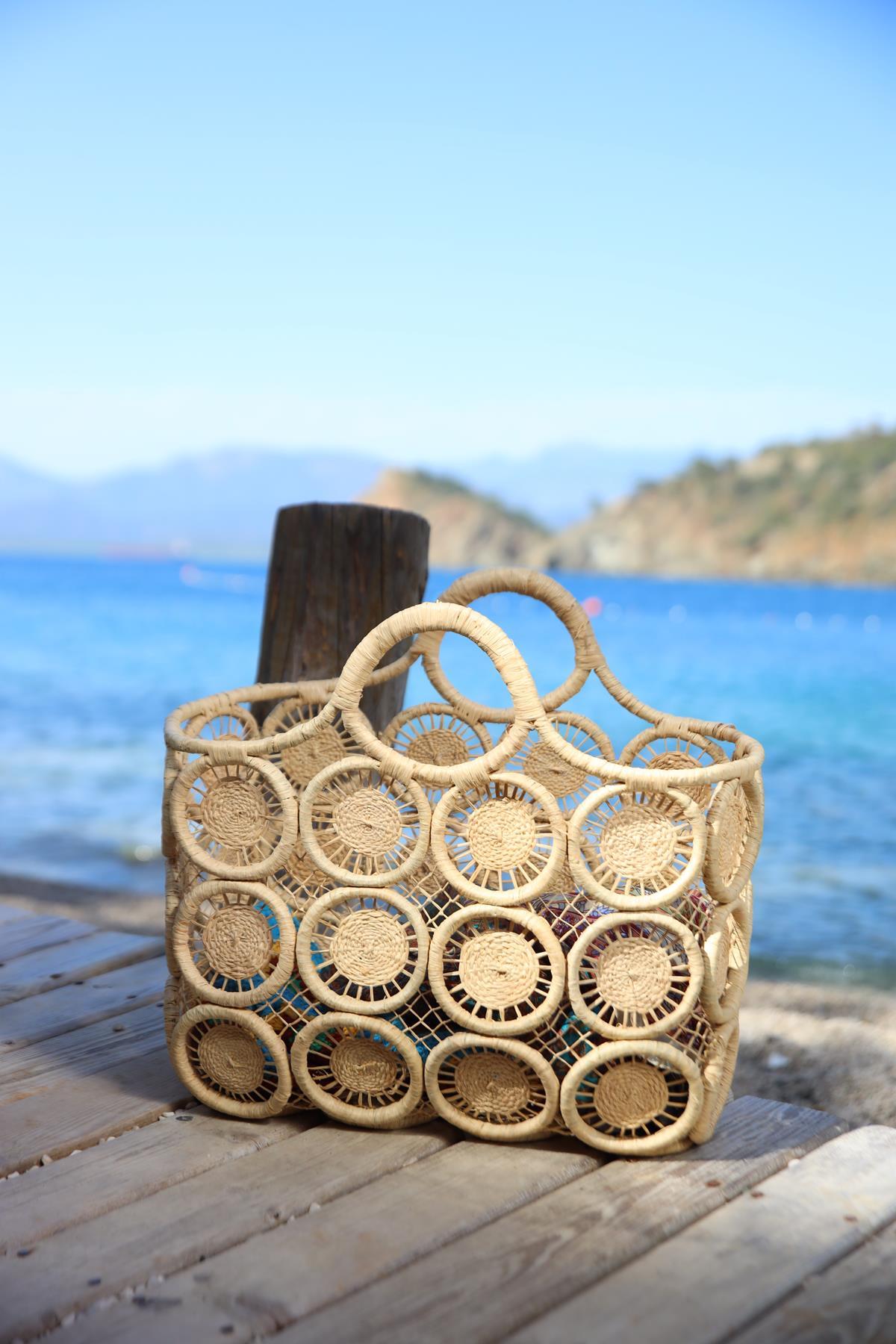  Hasır Dantel Çanta