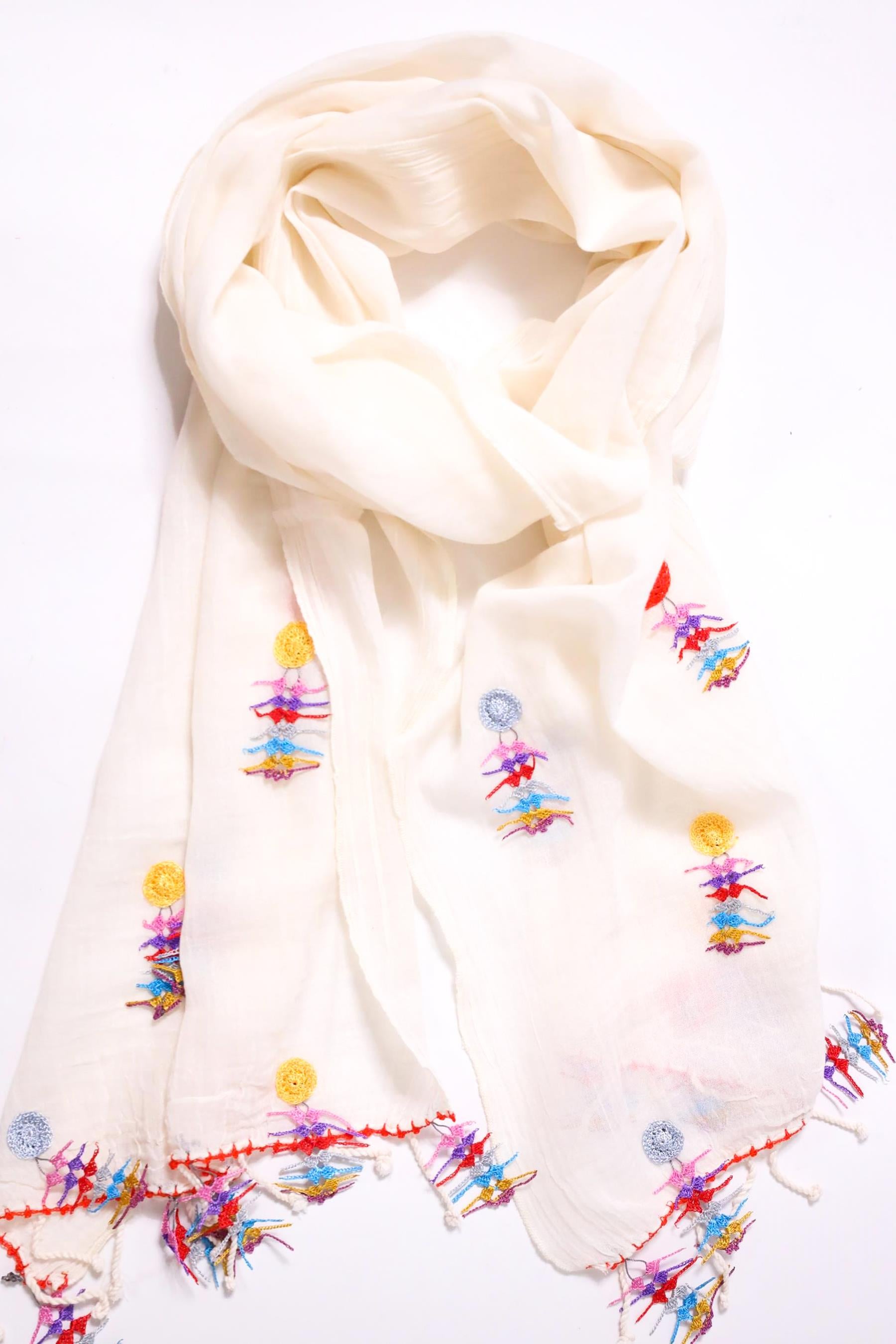 Mercan Rengi Dansöz Fular - Şaman Butik Mercan Rengi Dansöz Fular