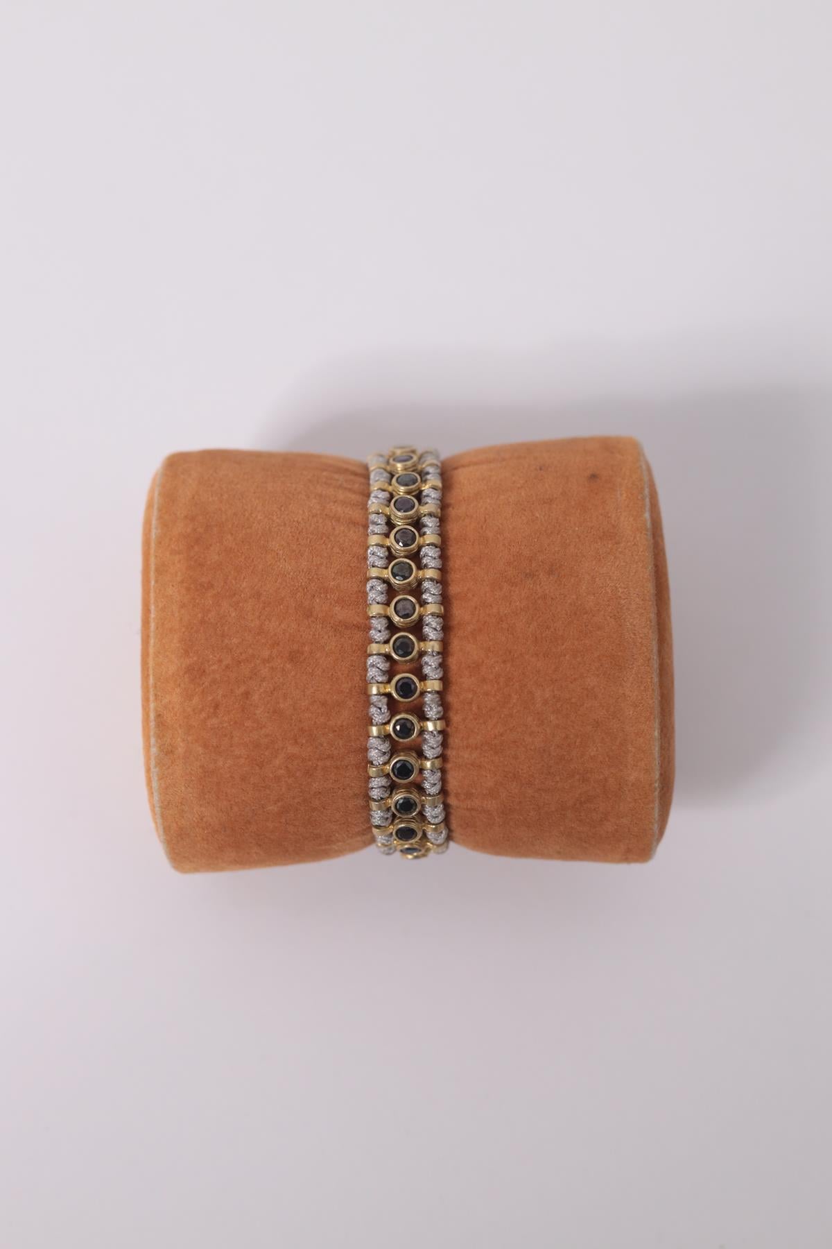 Alloy Madeni Doğal Taşlı El Yapımı Bileklik