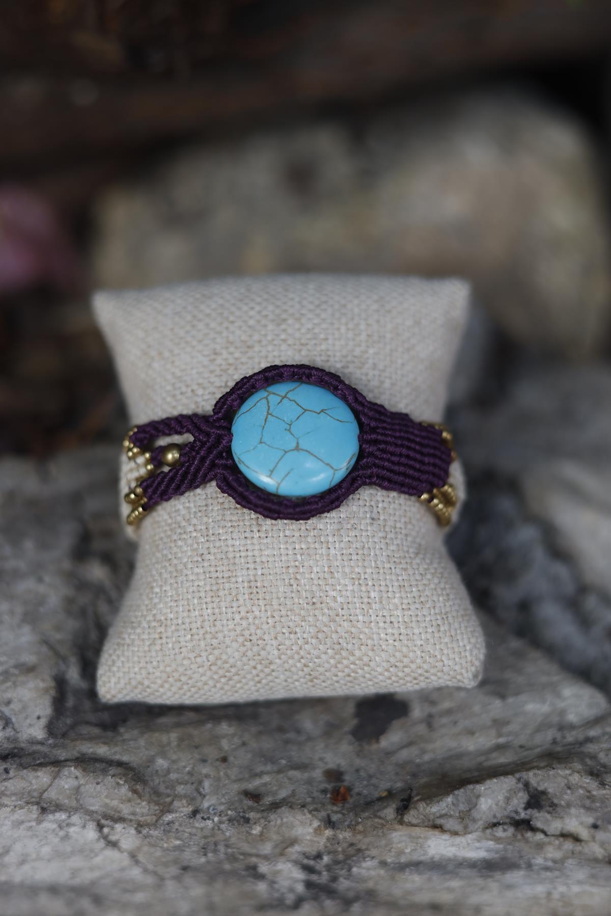 Turquoise Natural Stone Design Bracelet