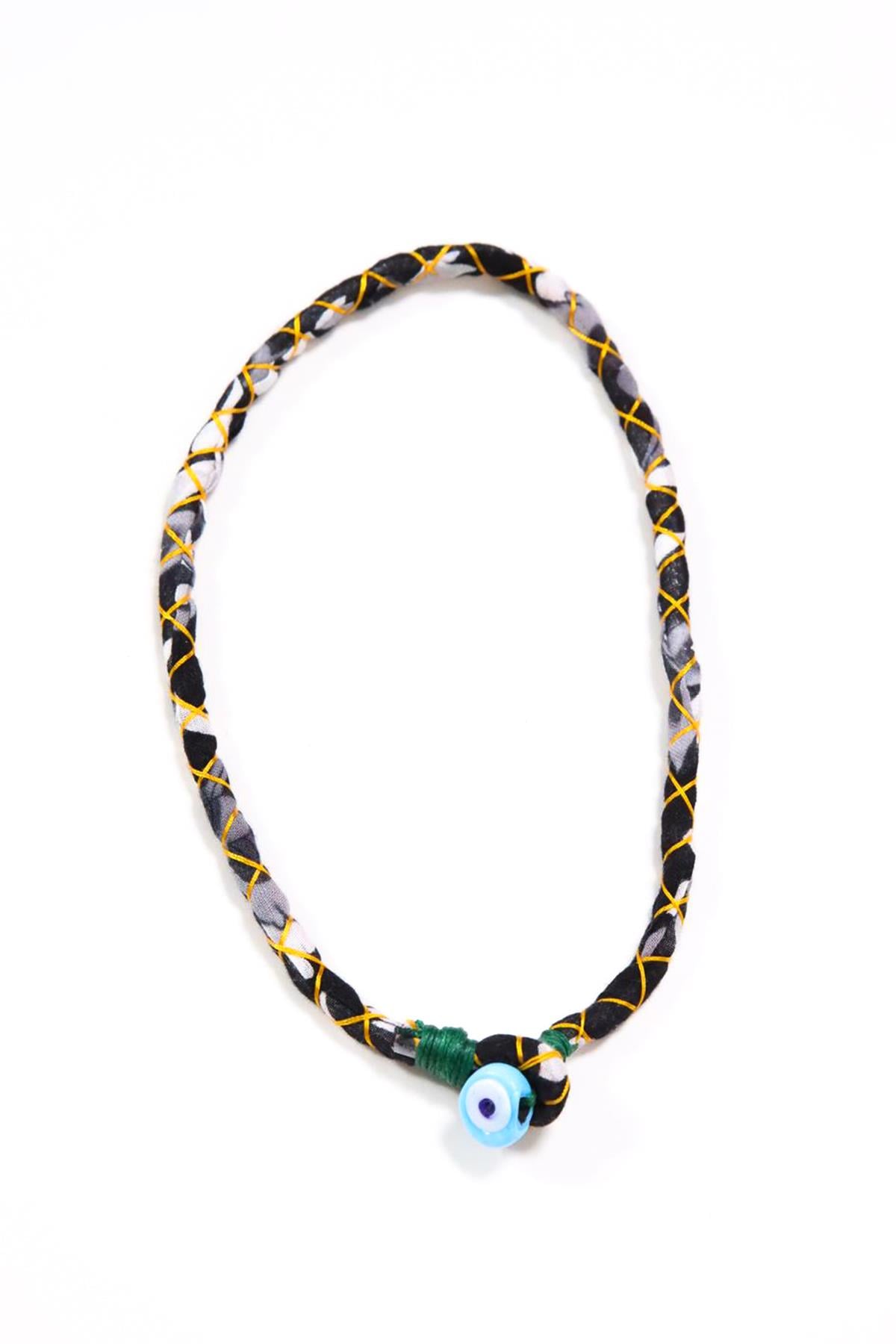 El Yapımı Kumaş Kolye - Şaman Butik El Yapımı Kumaş Kolye