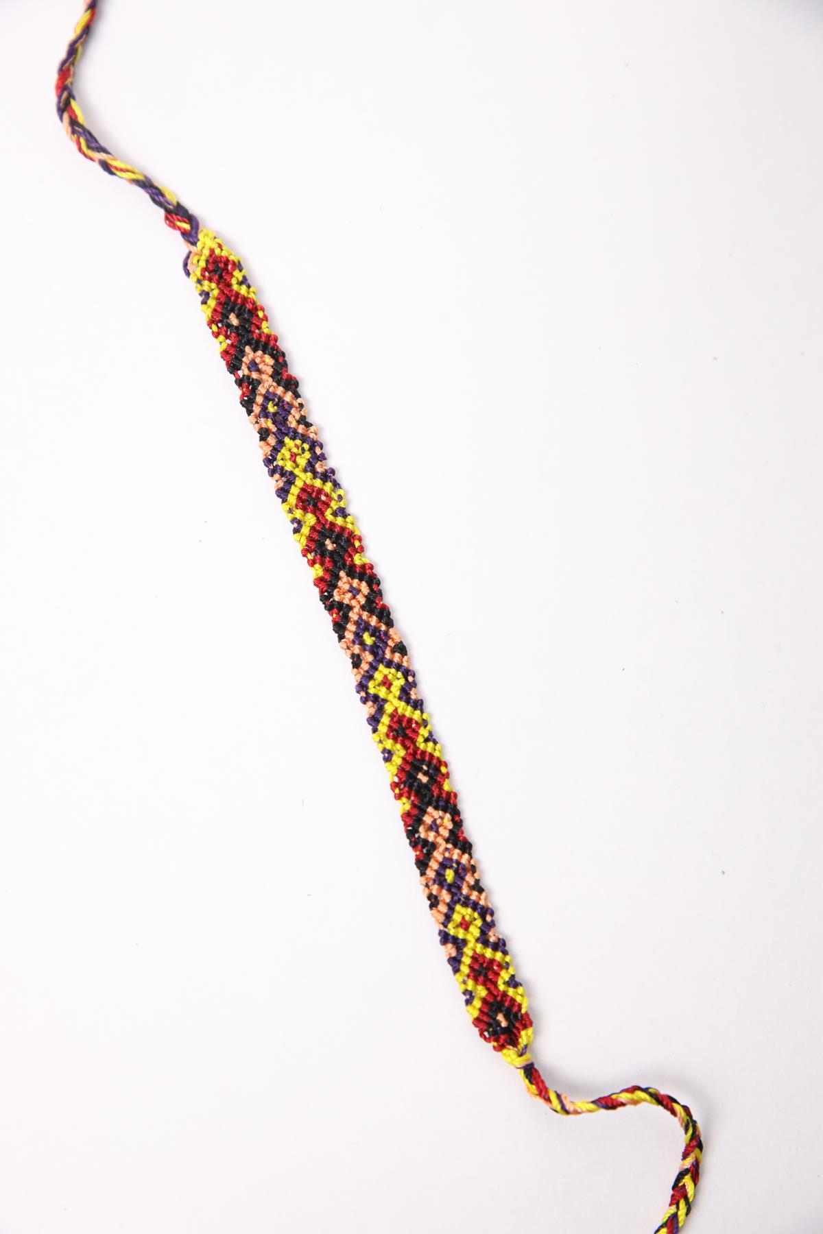 Renkli Örme Bileklik