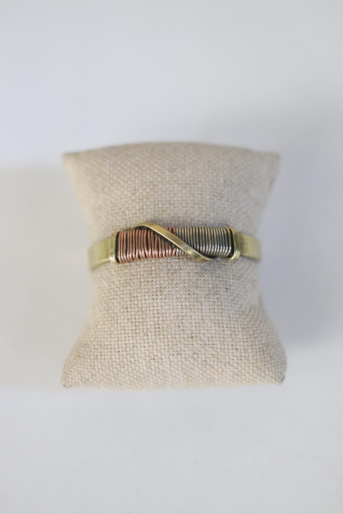 Bronz Ve Bakır Karışımlı Bileklik