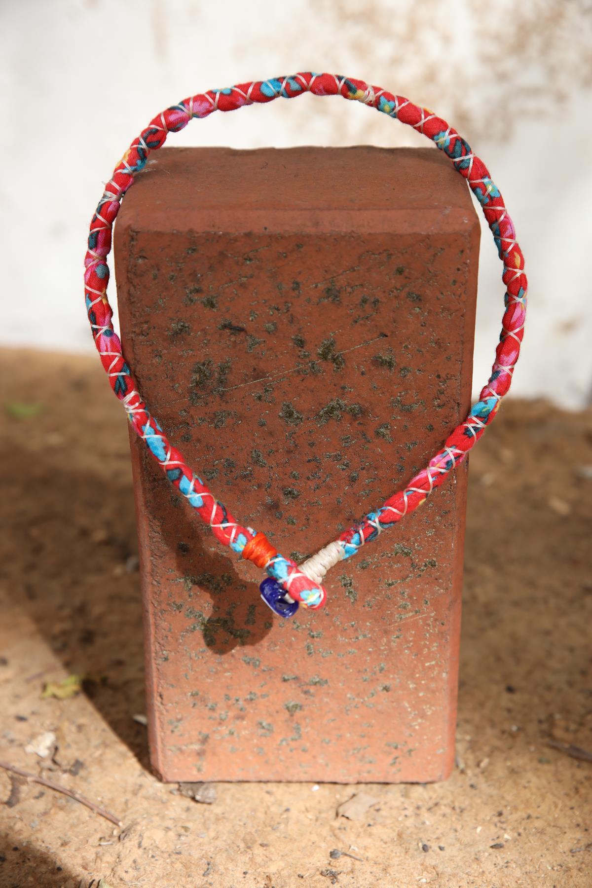 Renkli Nazar Boncuğu Detaylı Tasarım Kolye