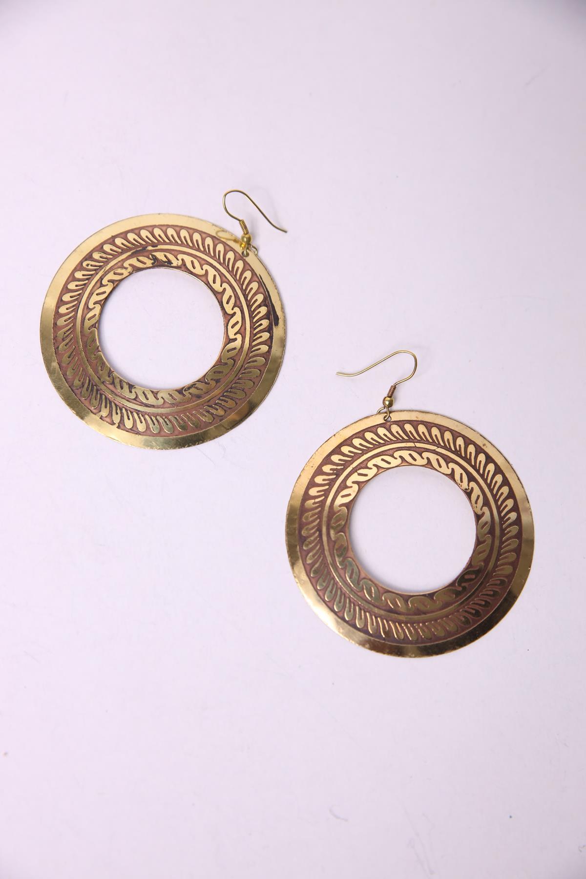 Geometric Pattern Earrings