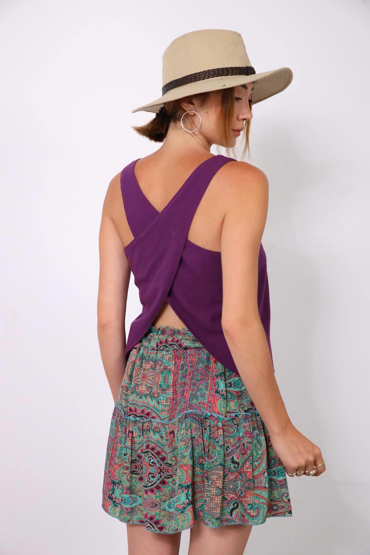 Mor Albin Bluz - Şaman Butik Mor Albin Bluz