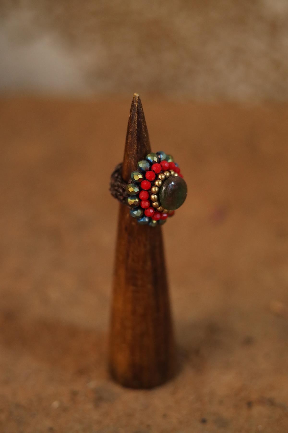 Crystal Knitted Ring