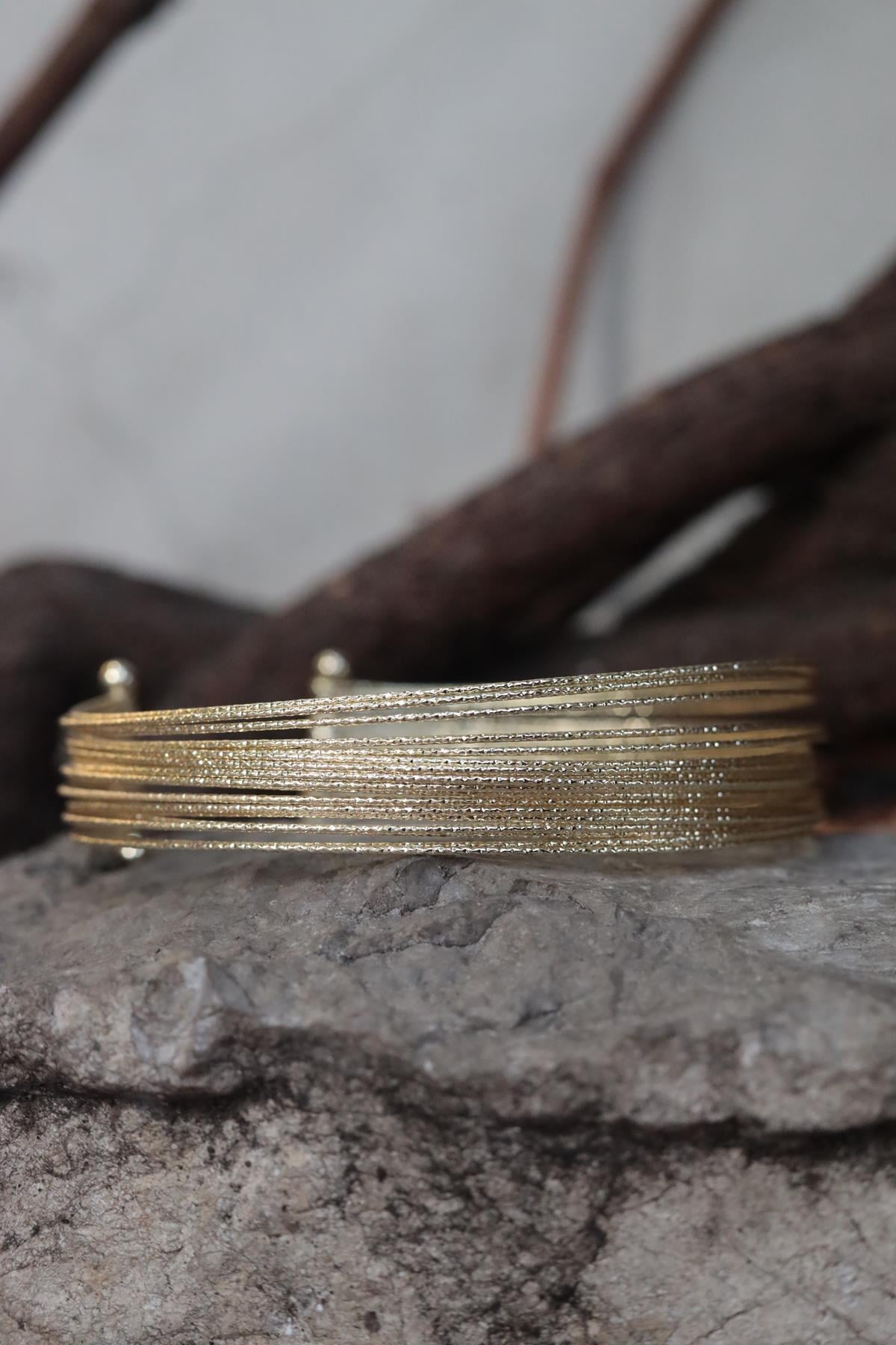 Pirinç Üstü Kaplama Tasma Kolye