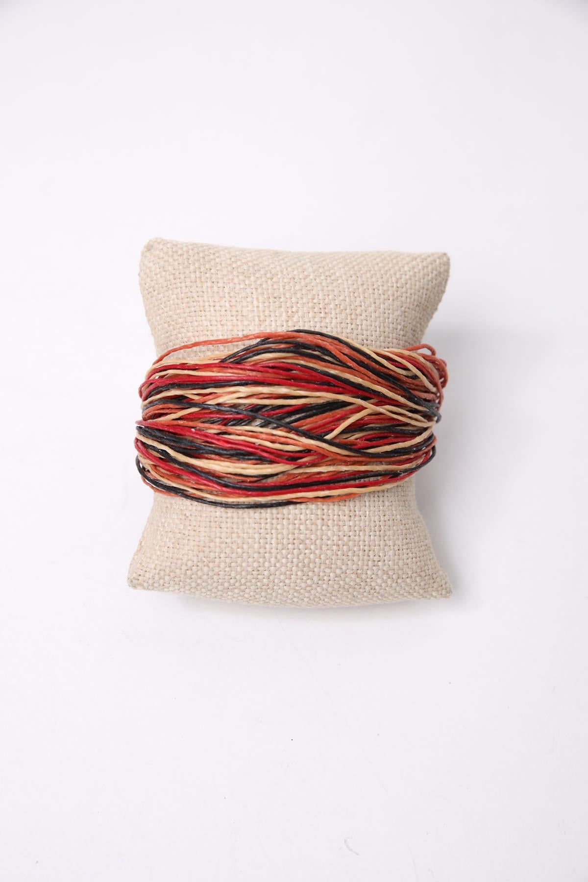 Renkli Çoklu Mumlu İp Bileklik