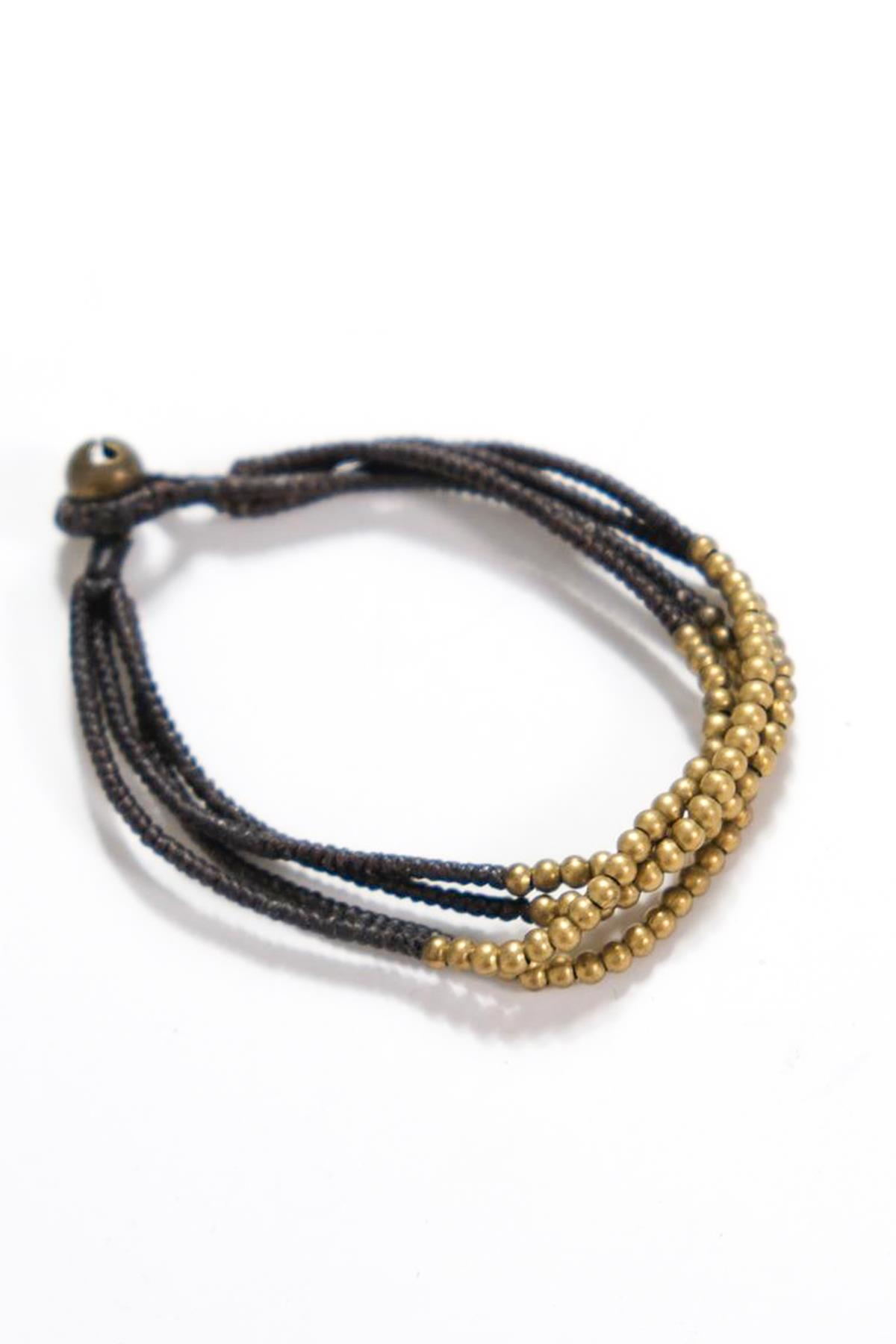 Bronz İpli Bileklik - Şaman Butik Bronz İpli Bileklik