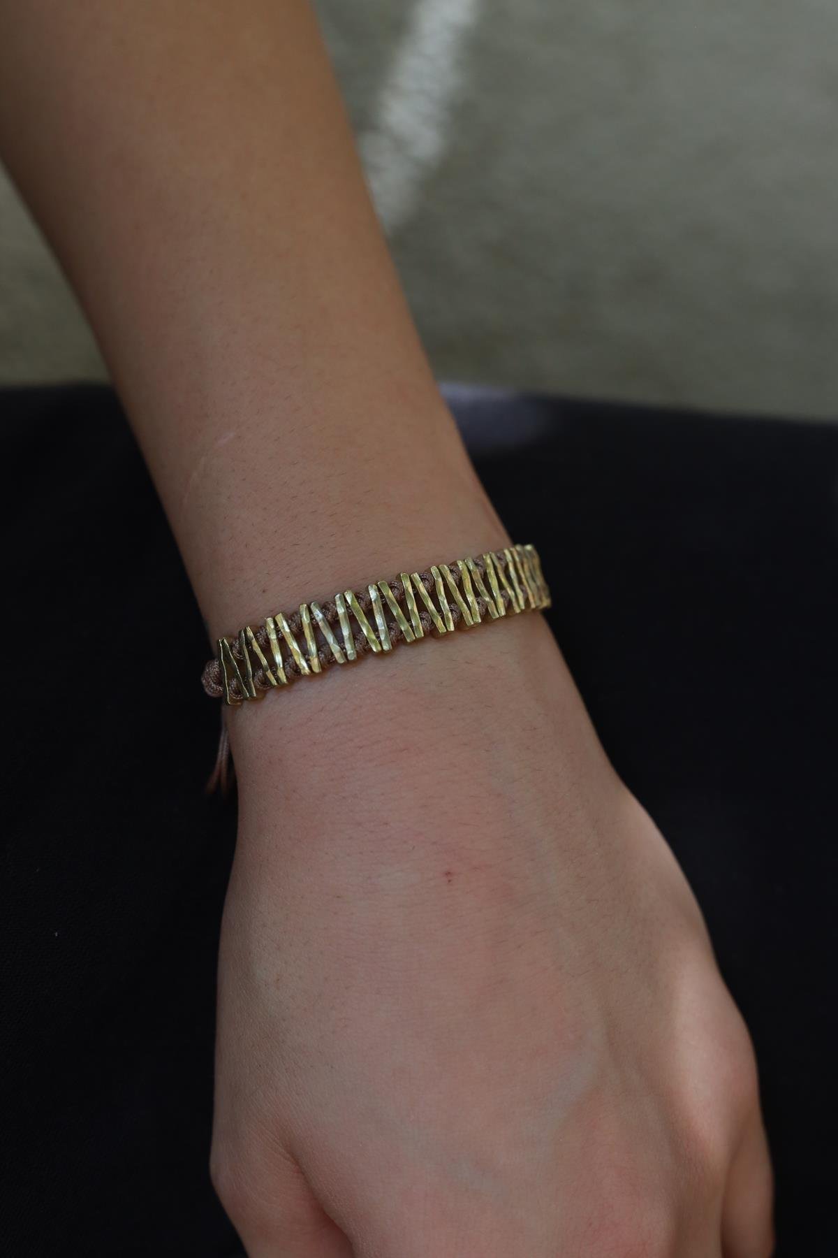 Alloy Madeni El Yapımı Bileklik