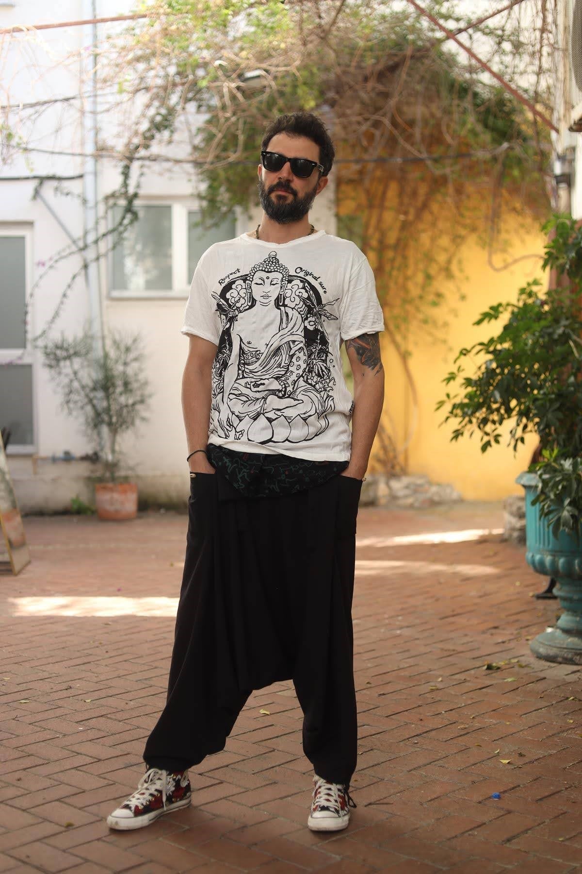 Siyah Balıkçı Şalvar