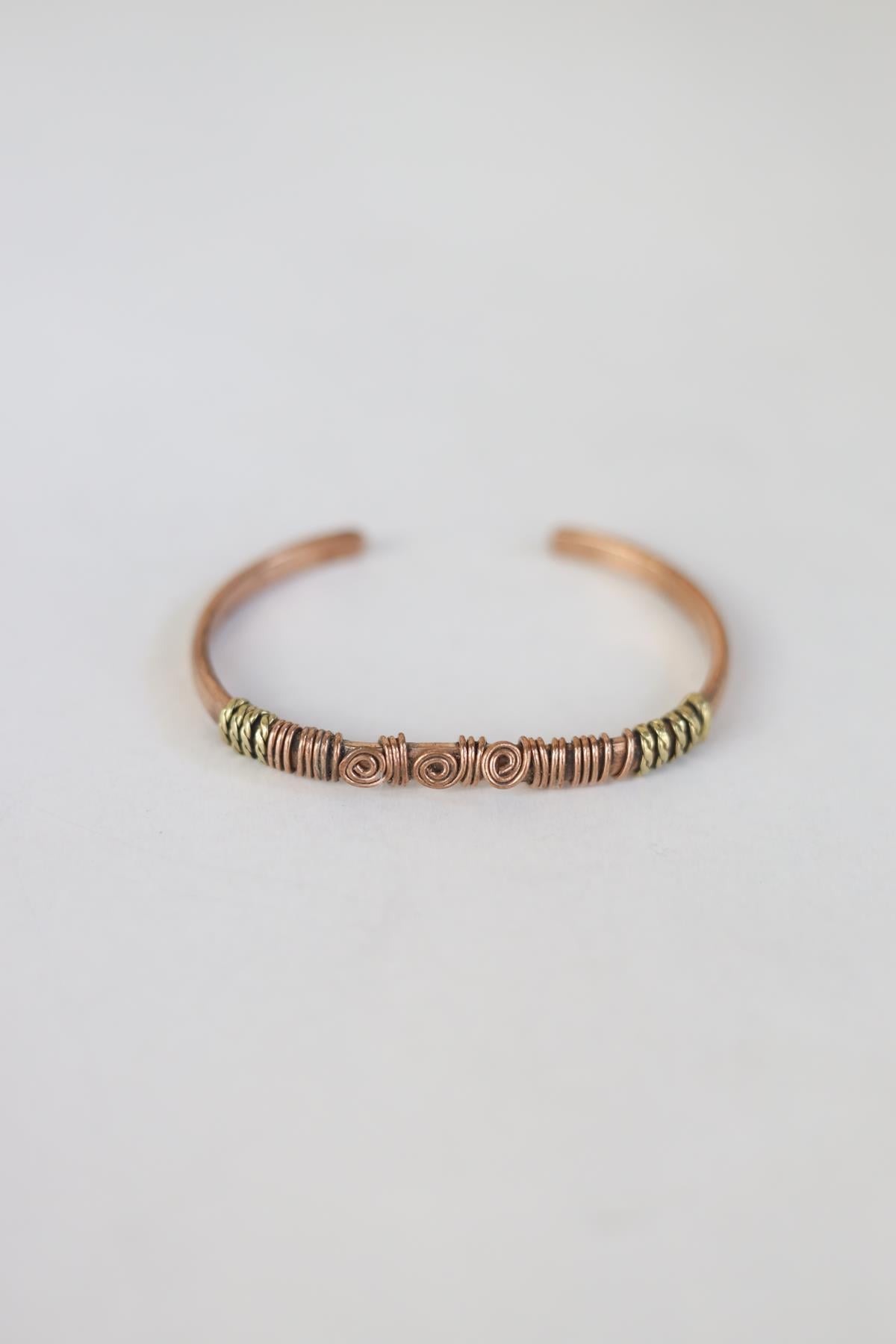 Bronz Ve Bakır Karışımlı Bileklik