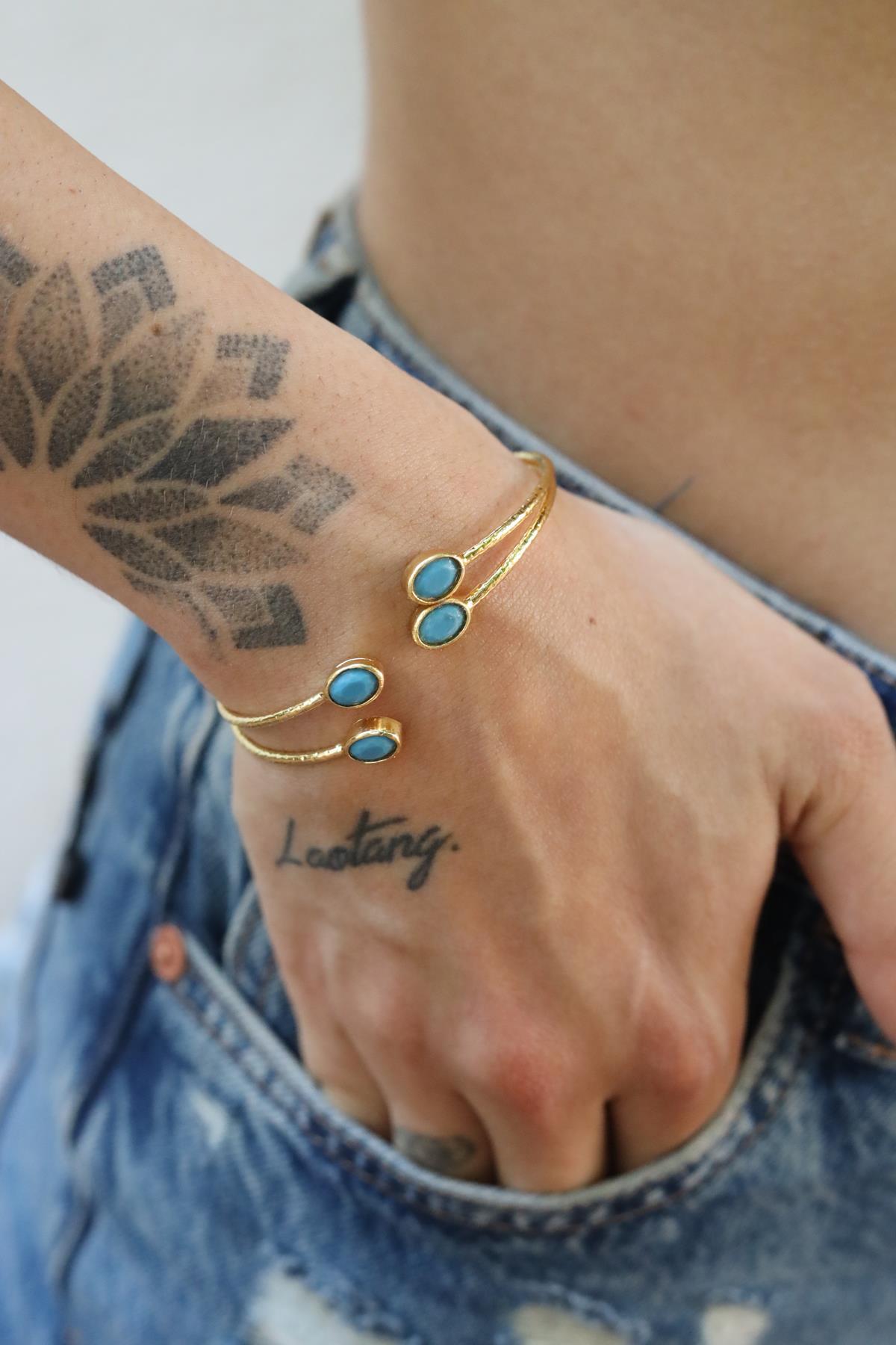 Mavi Kelepçe Bileklik