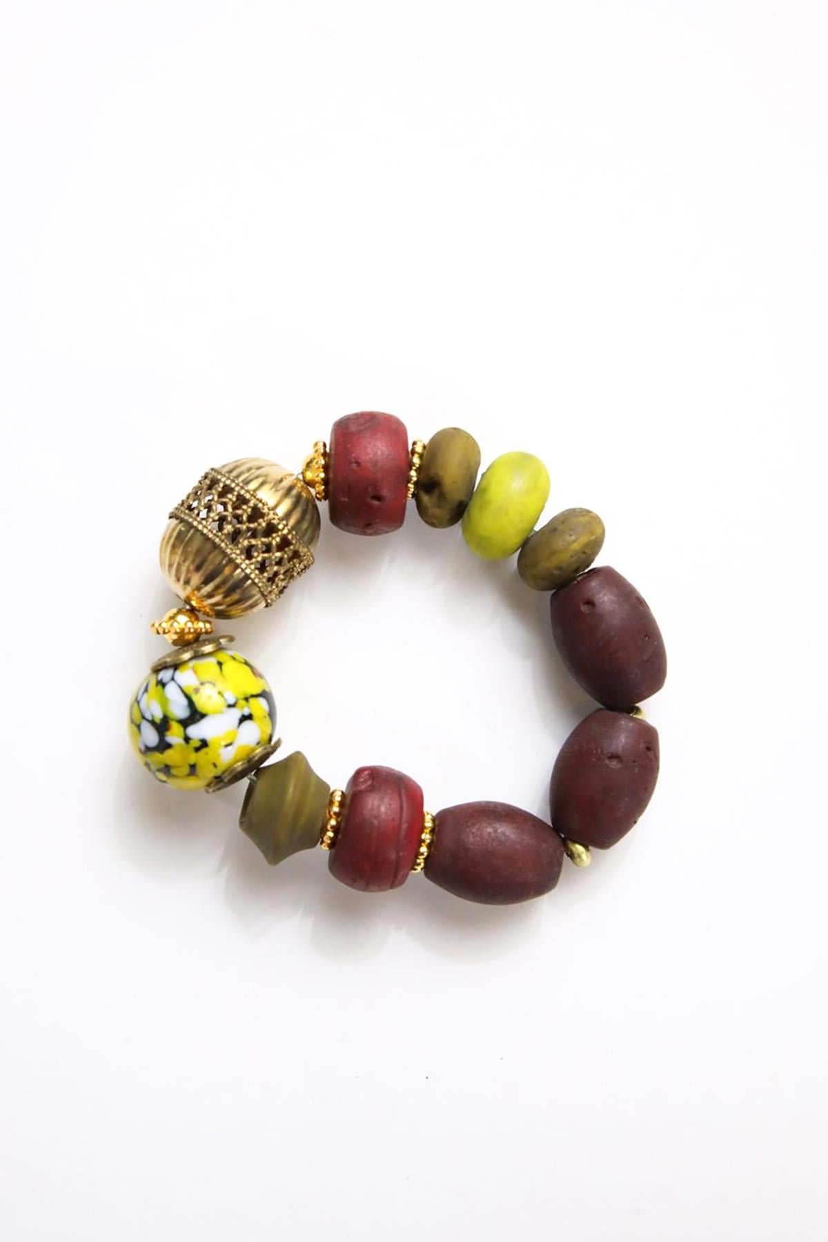 Gold İşlemeli Bileklik - Şaman Butik Gold İşlemeli Bileklik