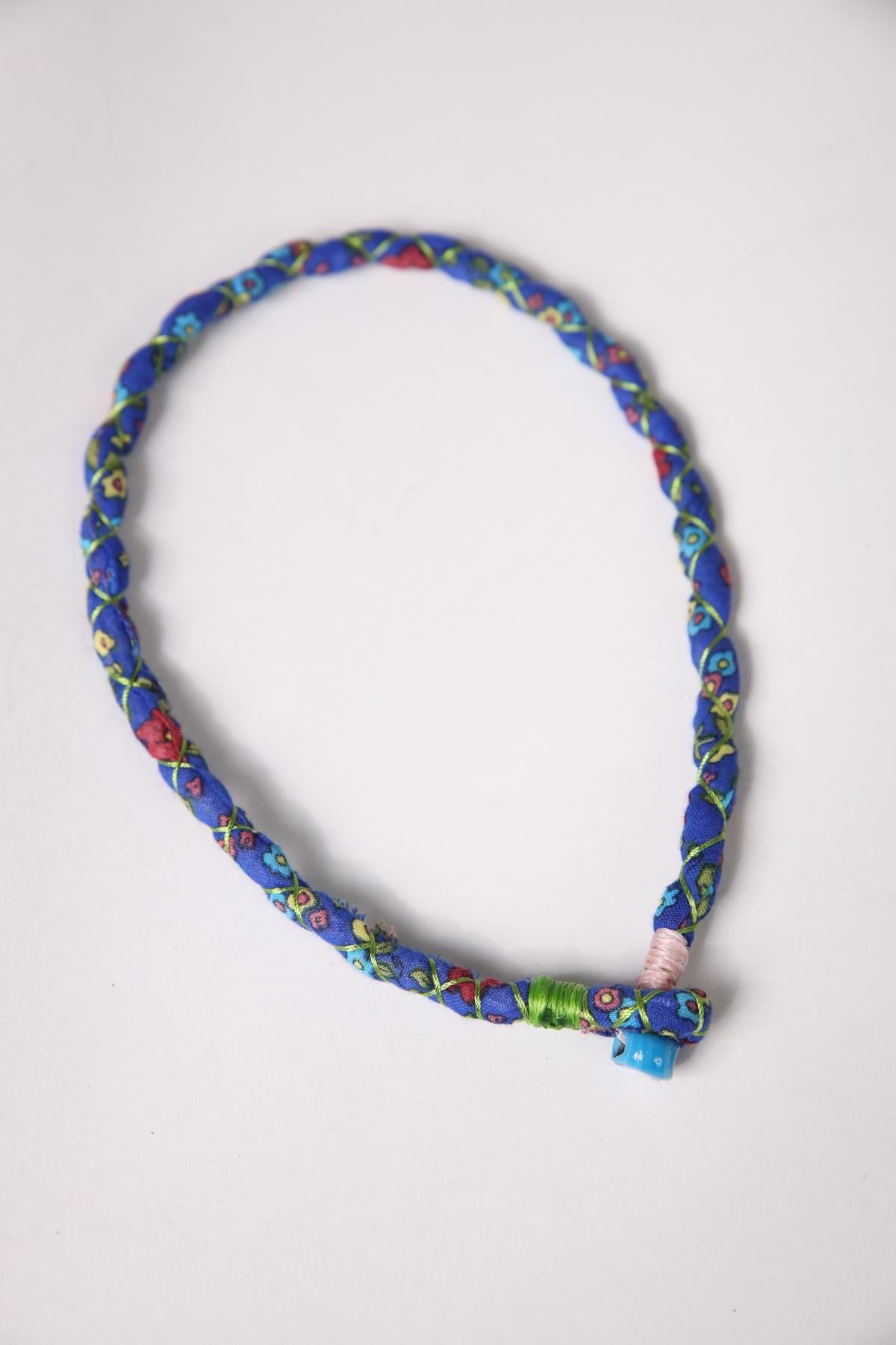 Renkli Nazar Boncuğu Detaylı Tasarım Kolye