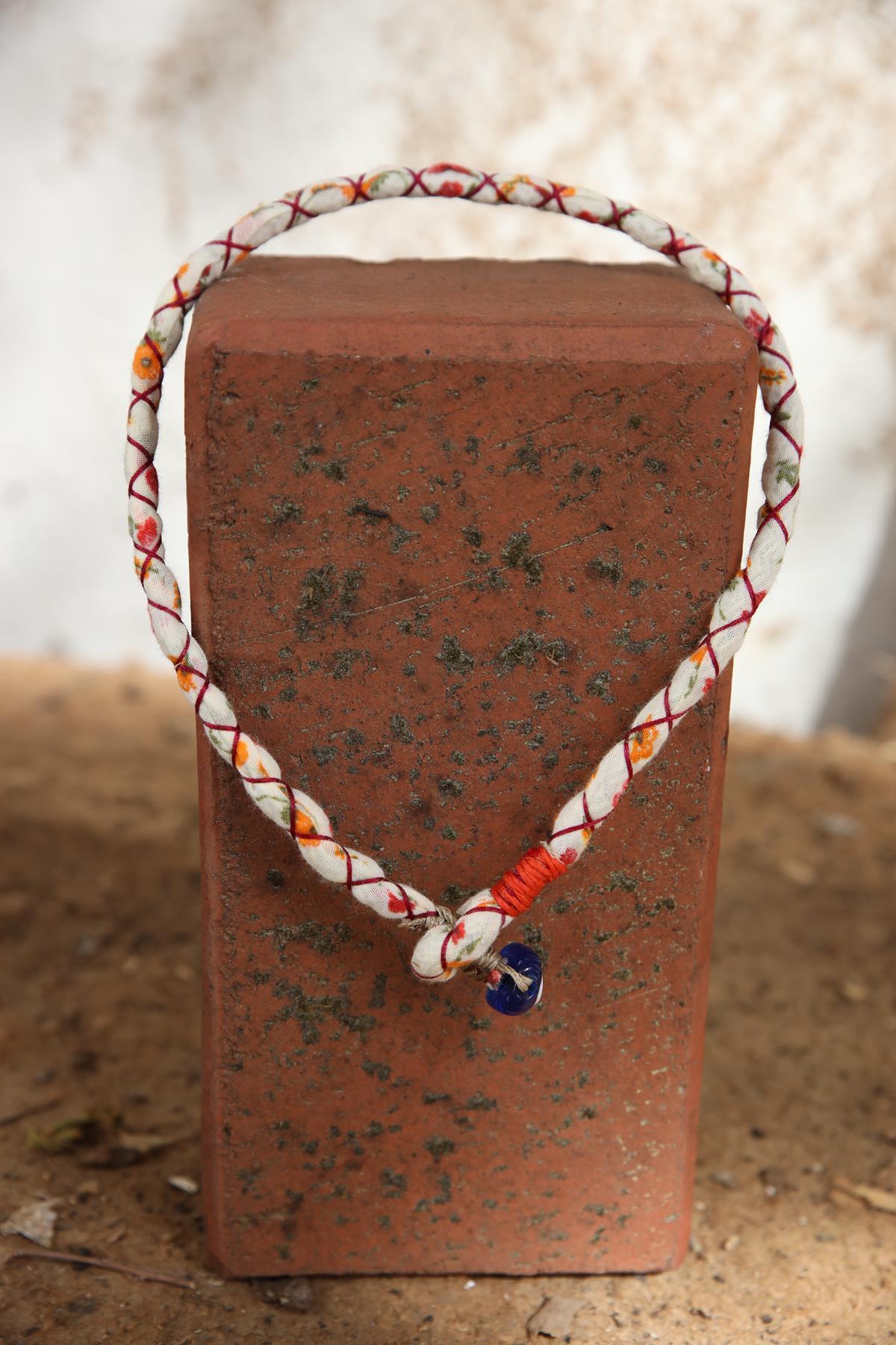 Renkli Nazar Boncuğu Detaylı Tasarım Kolye